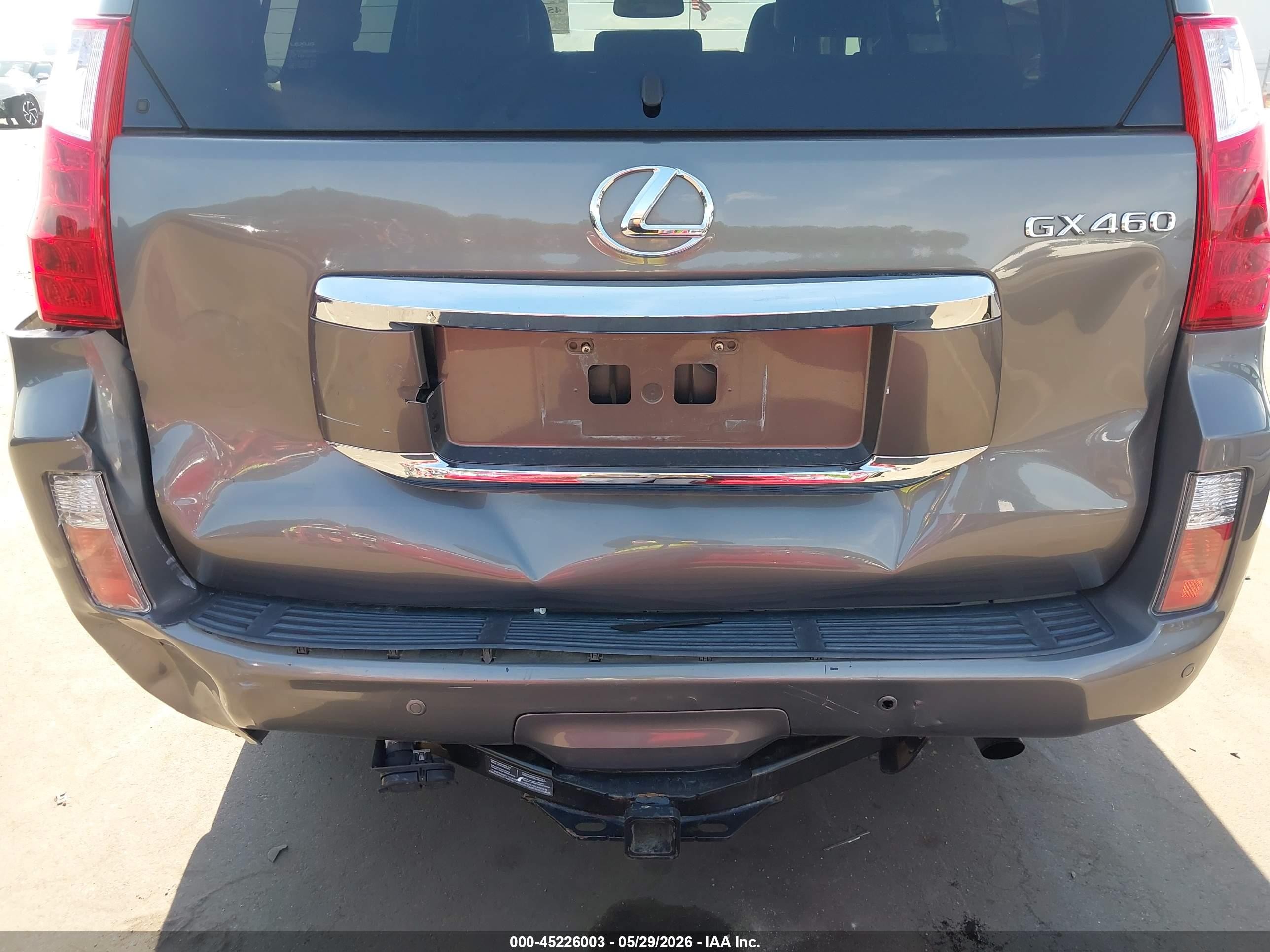 2012 Lexus Gx 460 Premium Gray vin: JTJJM7FX6C5044305