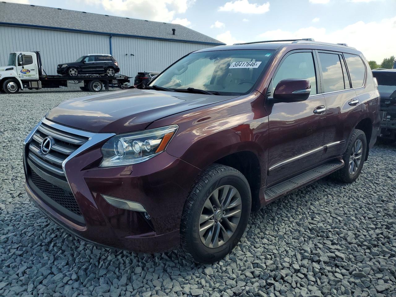 2014 Lexus Gx 460 Premium Burgundy vin: JTJJM7FX7E5087425