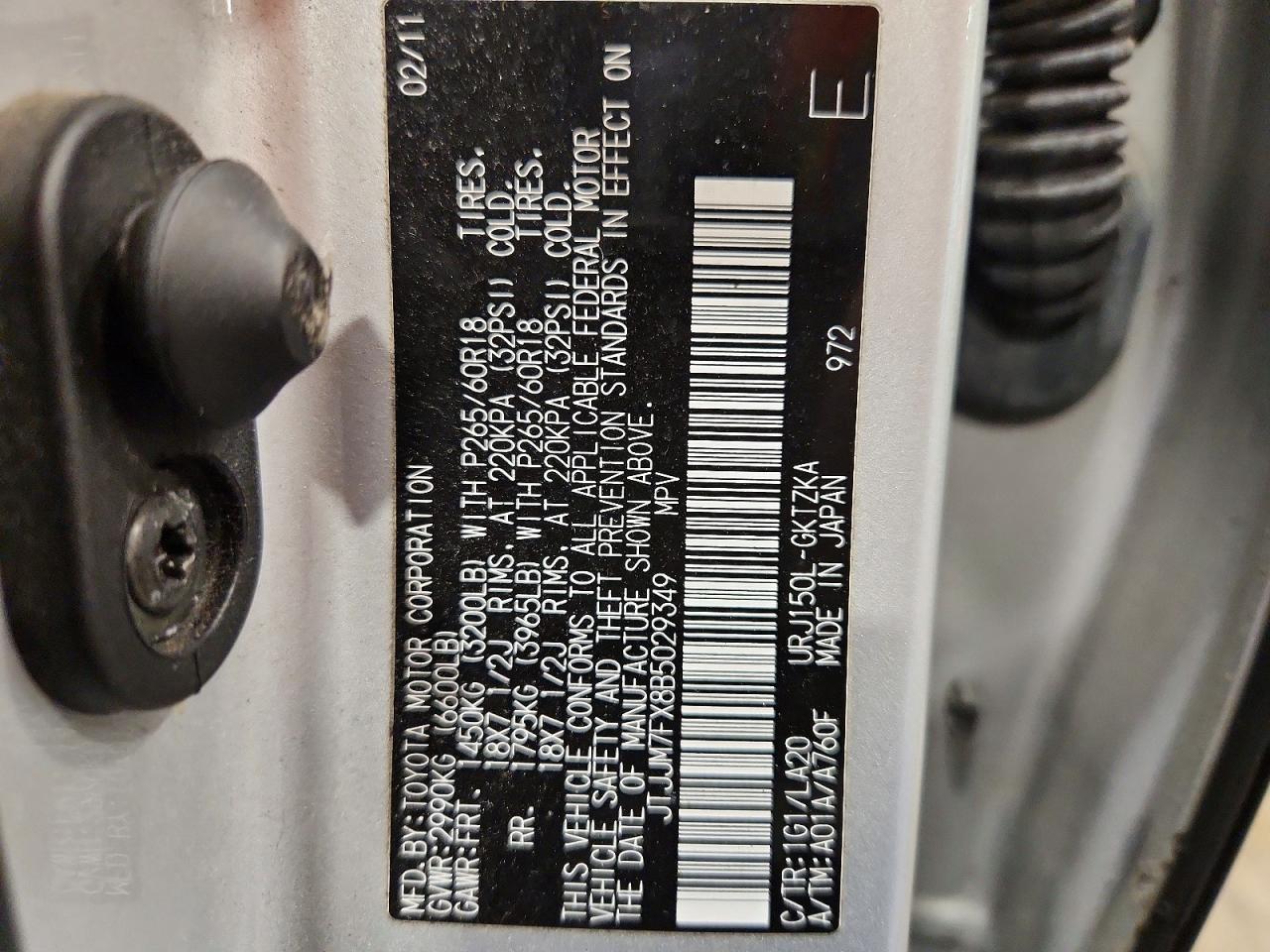 2011 Lexus Gx 460 Premium Silver vin: JTJJM7FX8B5029349
