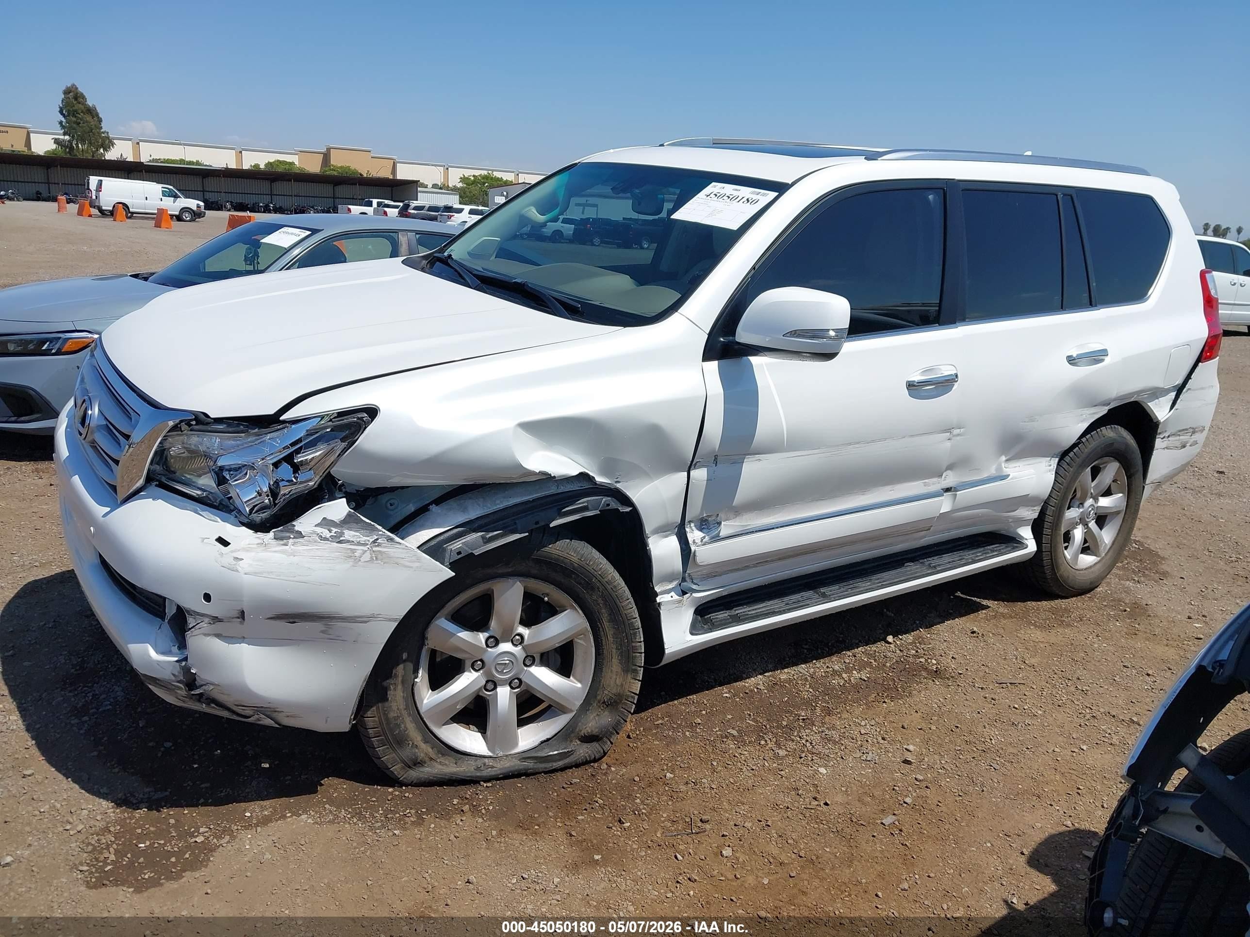 2012 Lexus Gx 460 Premium White vin: JTJJM7FX8C5048906