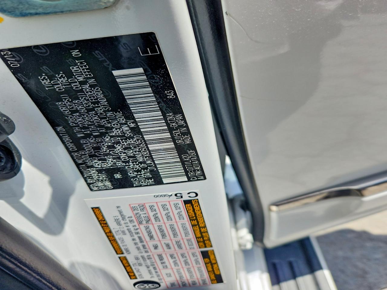 2013 Lexus Gx 460 Premium White vin: JTJJM7FX8D5063570