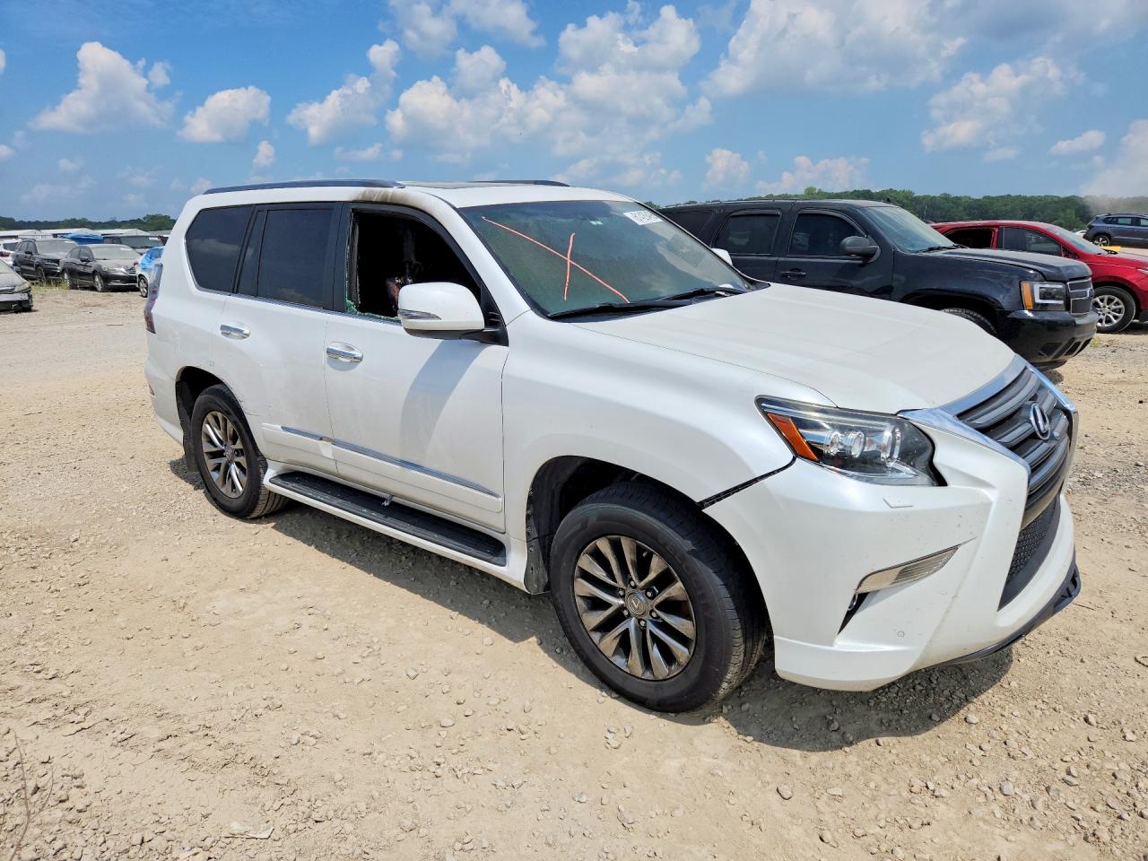 2015 Lexus Gx 460 Premium White vin: JTJJM7FX8F5093767