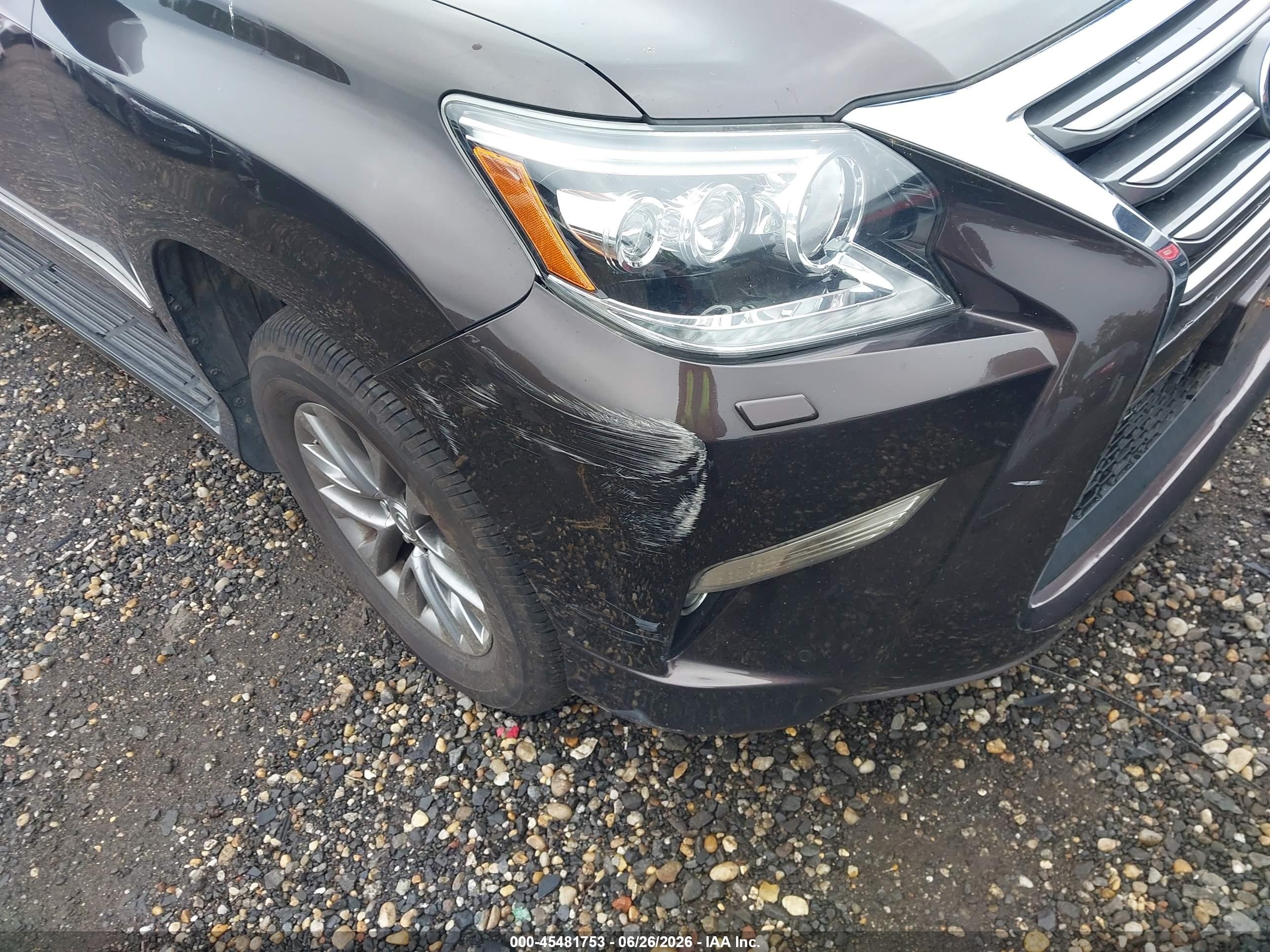 2015 Lexus Gx 460 Luxury Brown vin: JTJJM7FX8F5110471