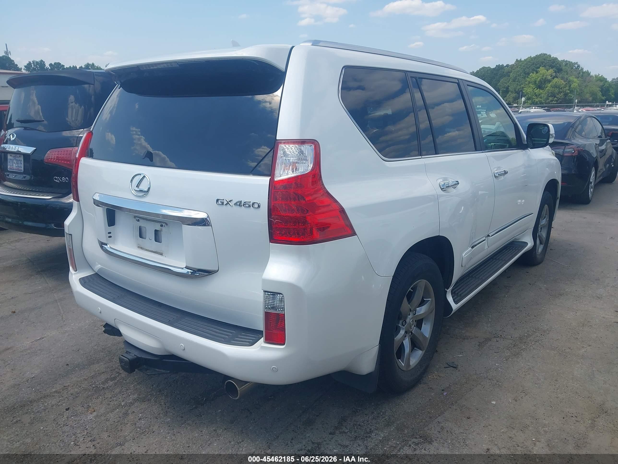 2012 Lexus Gx 460 Premium White vin: JTJJM7FX9C5035856