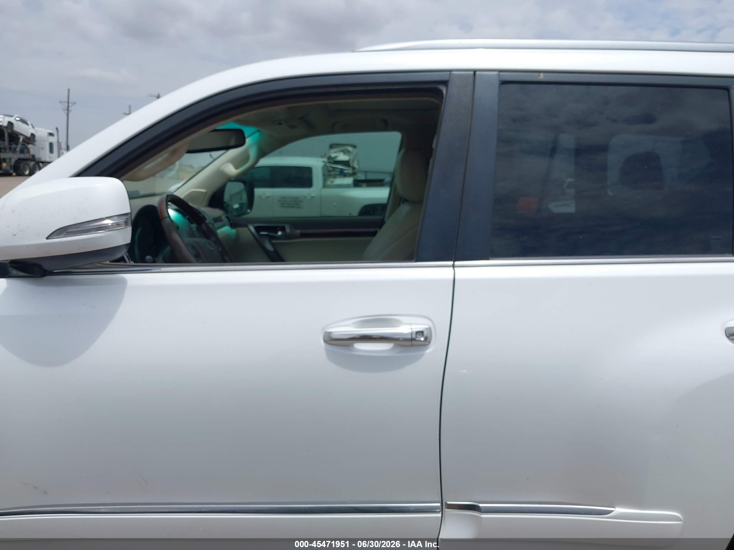 2013 Lexus Gx 460 Premium White vin: JTJJM7FXXD5062680