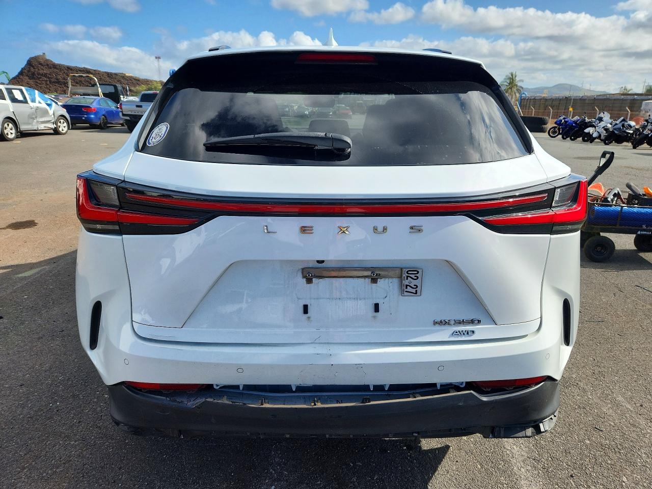 2022 Lexus Nx 350 White vin: JTJKGCEZ2N2002709