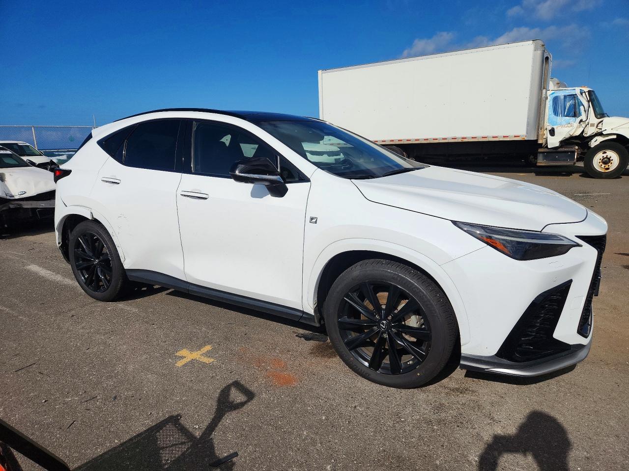 2022 Lexus Nx 350 White vin: JTJKGCEZ2N2002709