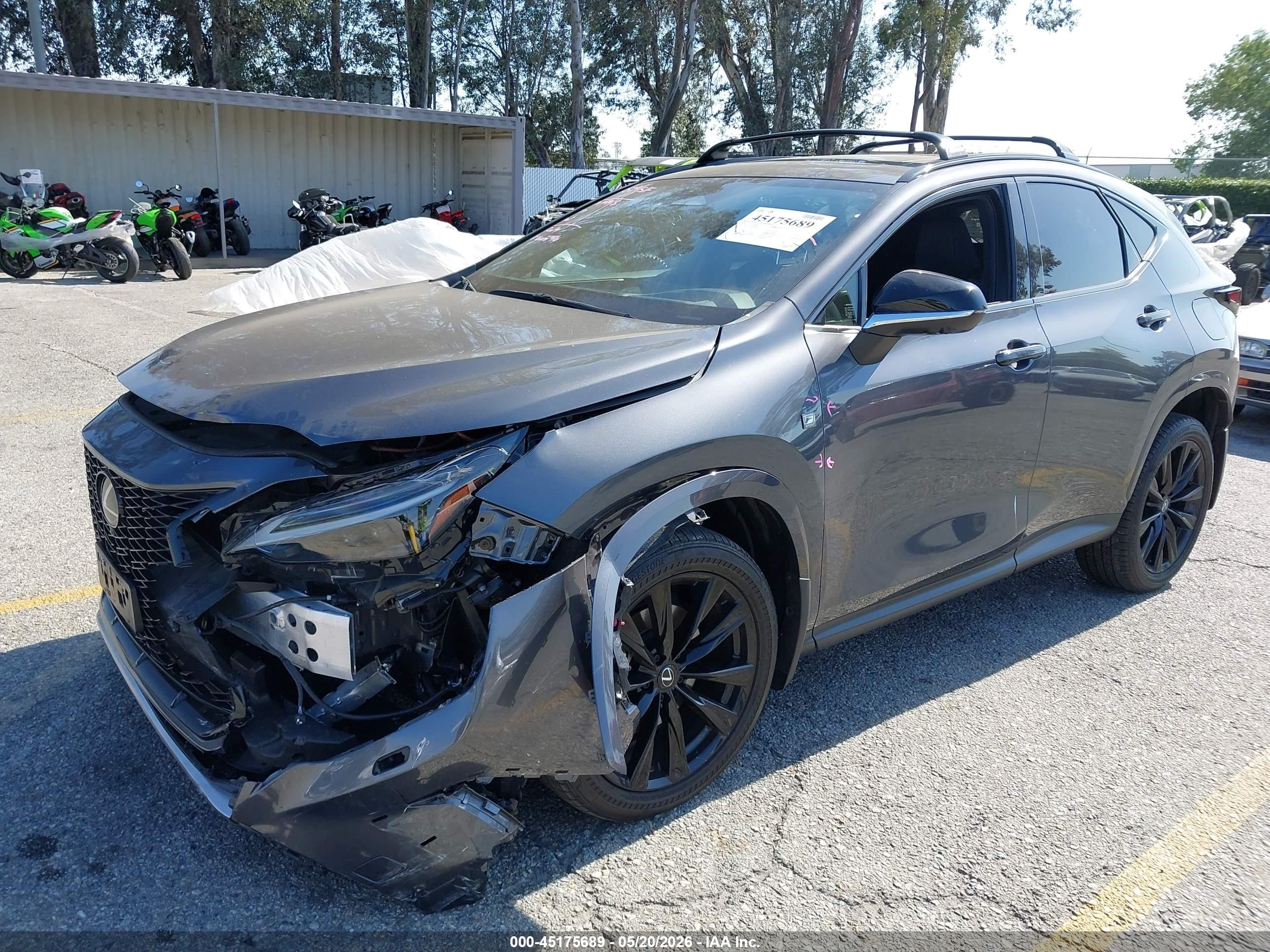 2024 Lexus Nx 450h+ F Sport Handling Gray vin: JTJKKCFZ1R2022520