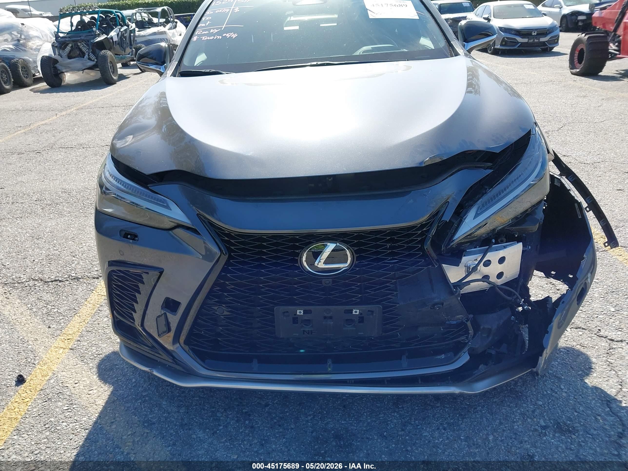 2024 Lexus Nx 450h+ F Sport Handling Gray vin: JTJKKCFZ1R2022520