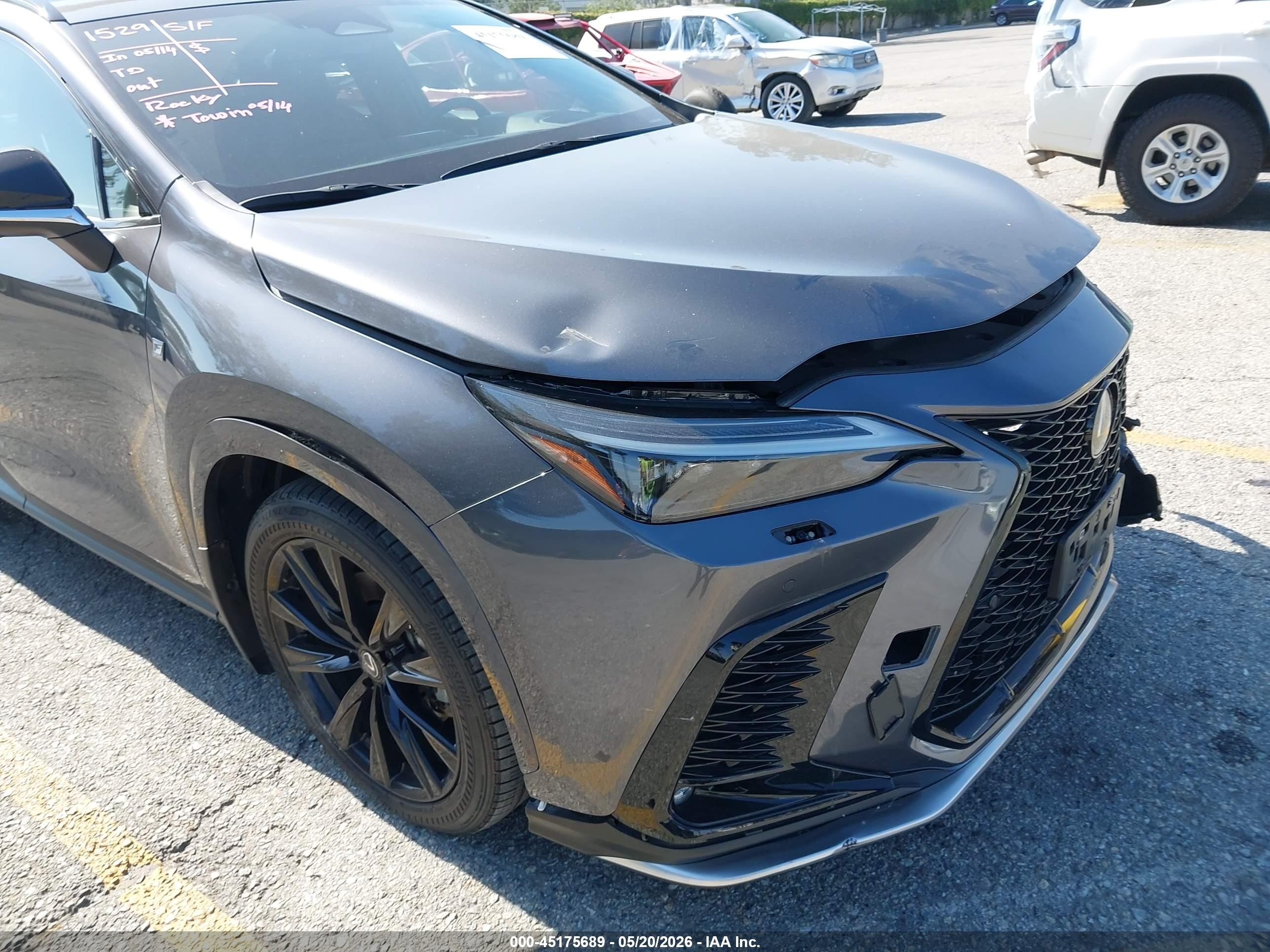 2024 Lexus Nx 450h+ F Sport Handling Gray vin: JTJKKCFZ1R2022520