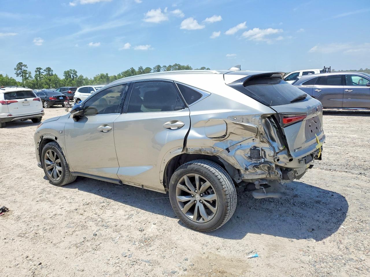 2021 Lexus Nx 300 F Sport Silver vin: JTJSARBZ3M2195010