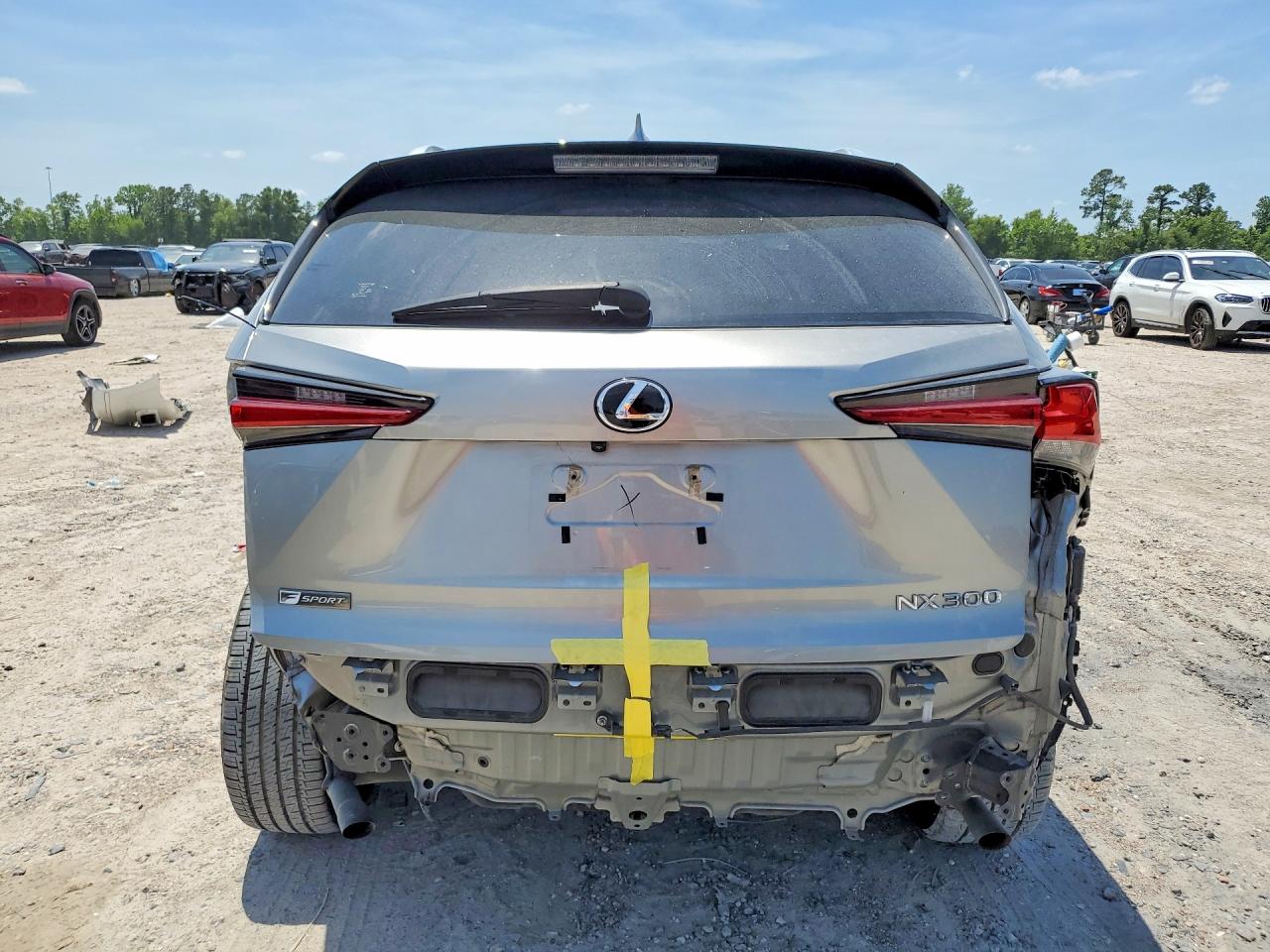 2021 Lexus Nx 300 F Sport Silver vin: JTJSARBZ3M2195010