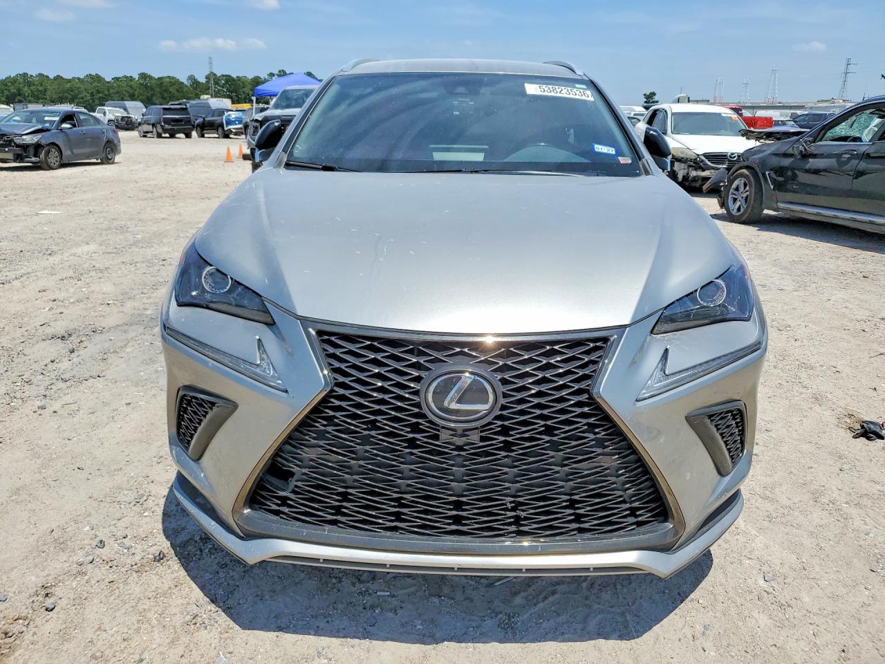 2021 Lexus Nx 300 F Sport Silver vin: JTJSARBZ3M2195010
