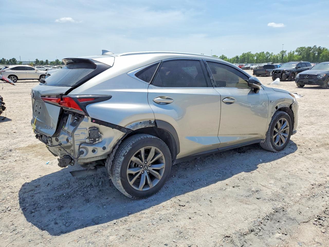2021 Lexus Nx 300 F Sport Silver vin: JTJSARBZ3M2195010