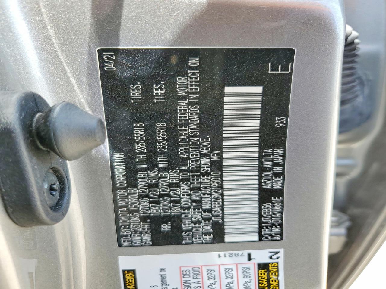 2021 Lexus Nx 300 F Sport Silver vin: JTJSARBZ3M2195010