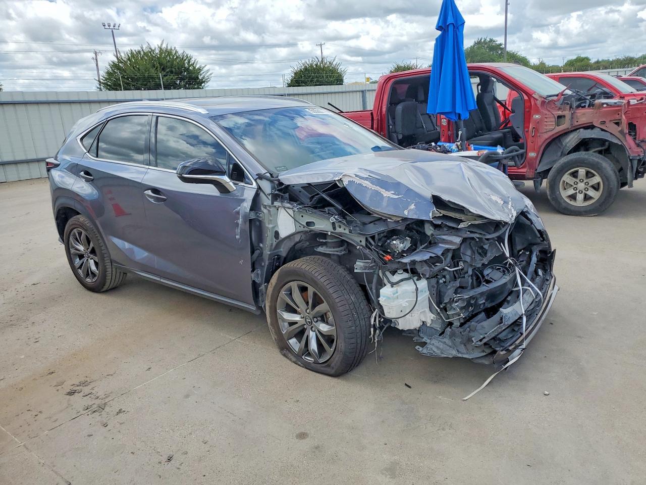 2020 Lexus Nx 300 F Sport Silver vin: JTJSARBZ4L5013277