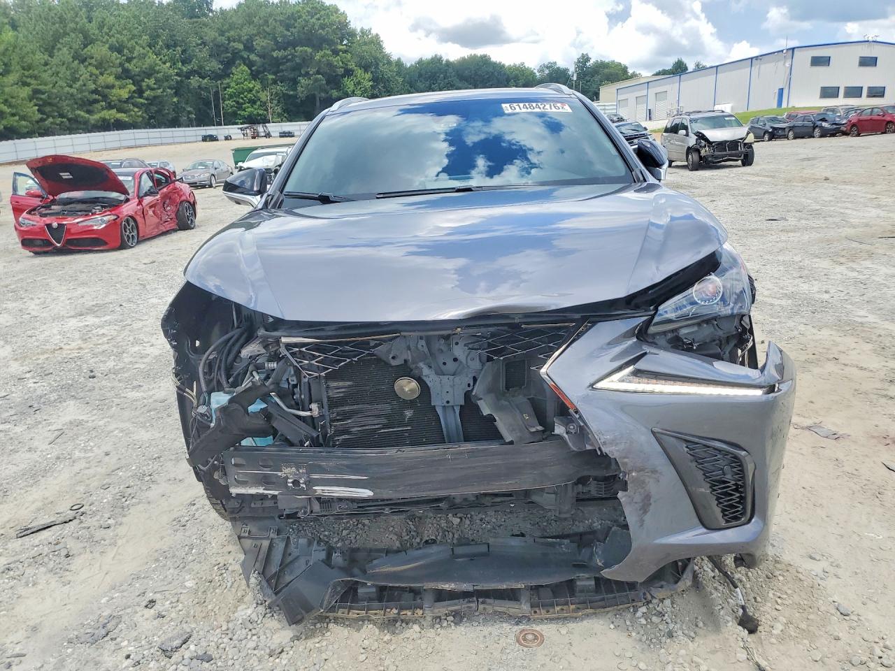 2021 Lexus Nx 300 F Sport Gray vin: JTJSARBZ5M2179665