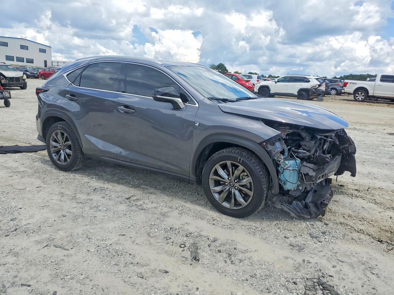 2021 Lexus Nx 300 F Sport Gray vin: JTJSARBZ5M2179665