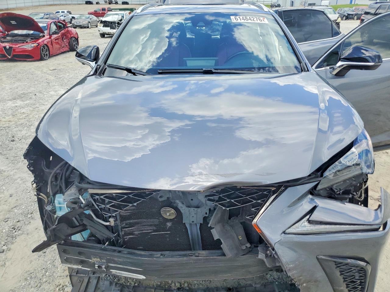 2021 Lexus Nx 300 F Sport Gray vin: JTJSARBZ5M2179665