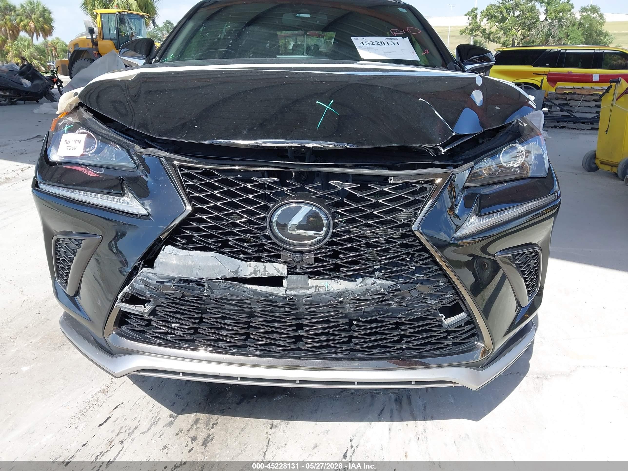 2021 Lexus Nx 300 F Sport Black vin: JTJSARBZ5M2183389