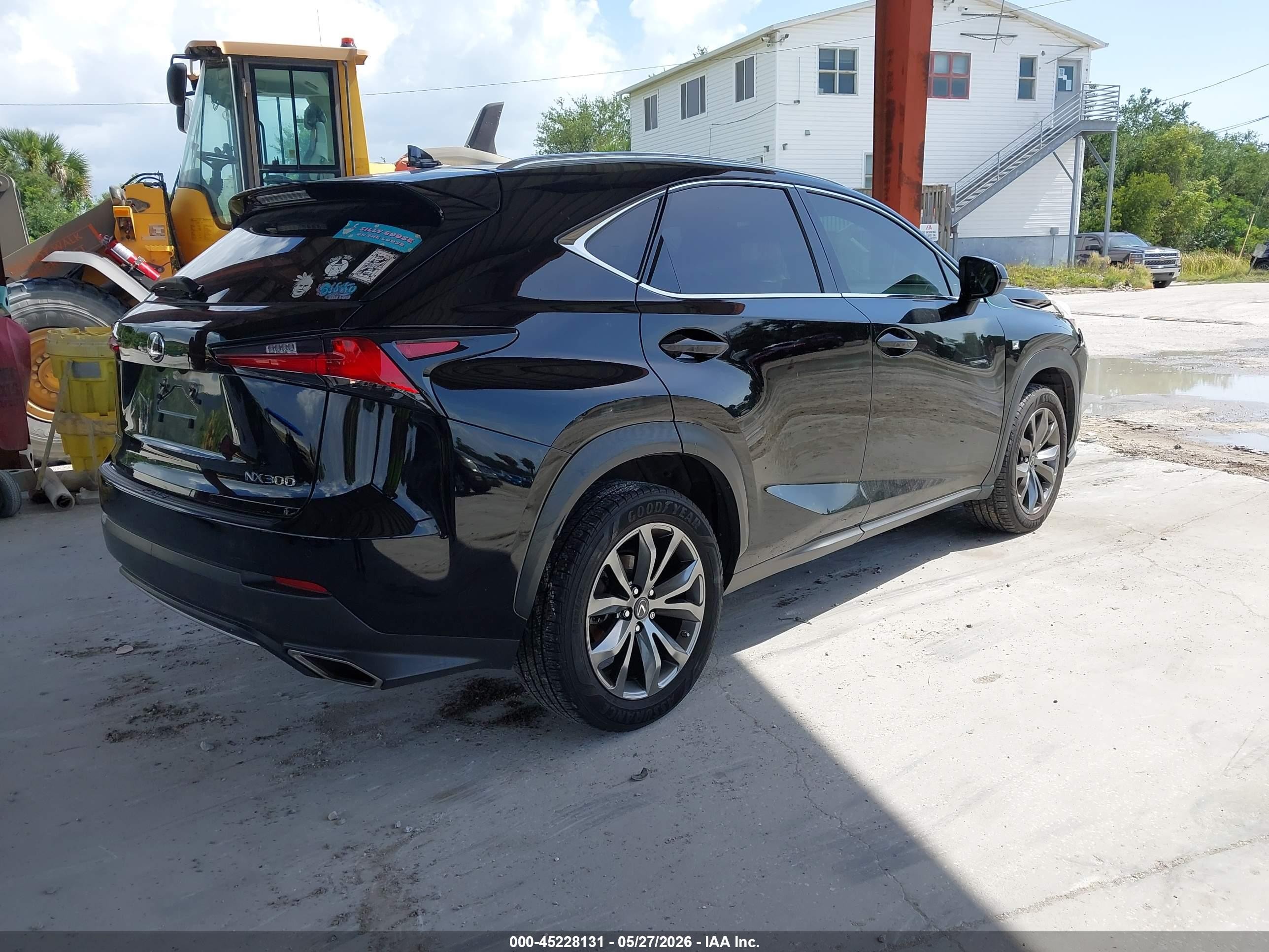 2021 Lexus Nx 300 F Sport Black vin: JTJSARBZ5M2183389