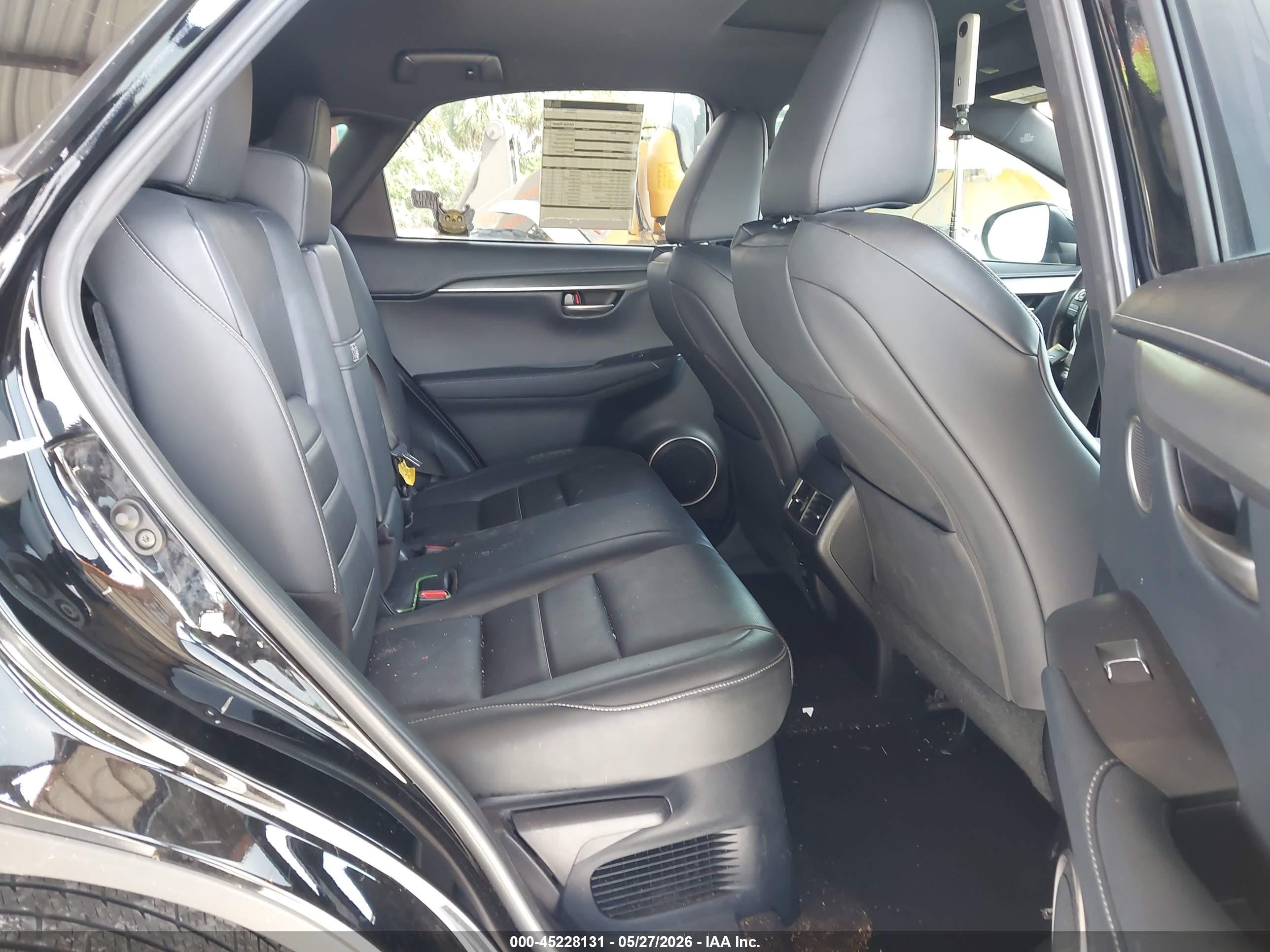 2021 Lexus Nx 300 F Sport Black vin: JTJSARBZ5M2183389
