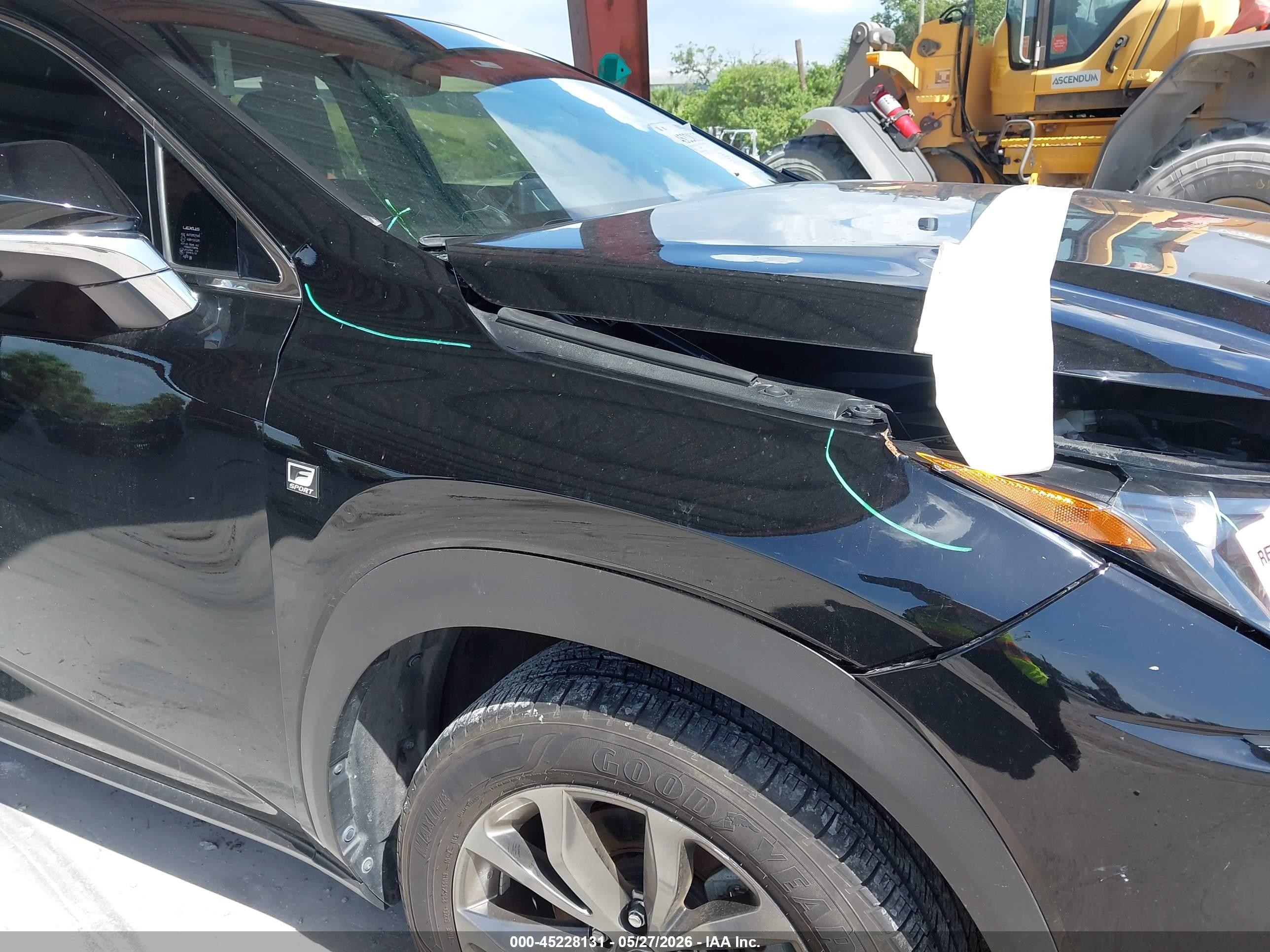 2021 Lexus Nx 300 F Sport Black vin: JTJSARBZ5M2183389