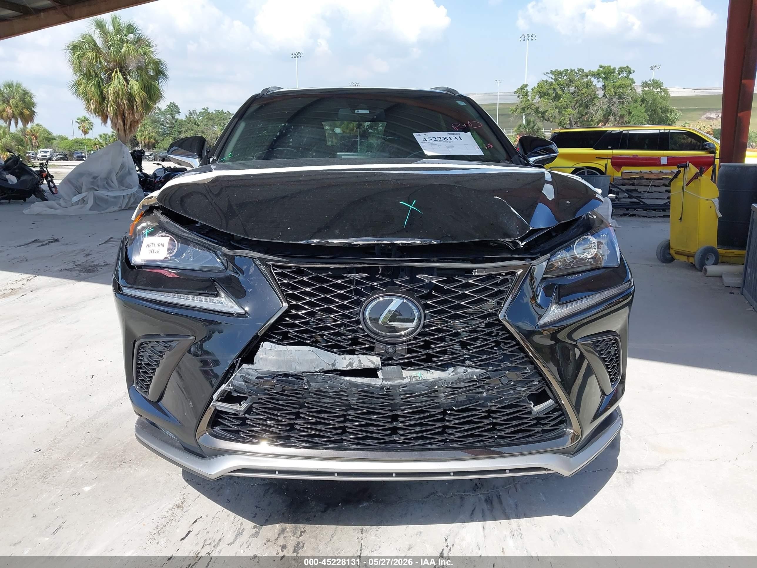 2021 Lexus Nx 300 F Sport Black vin: JTJSARBZ5M2183389