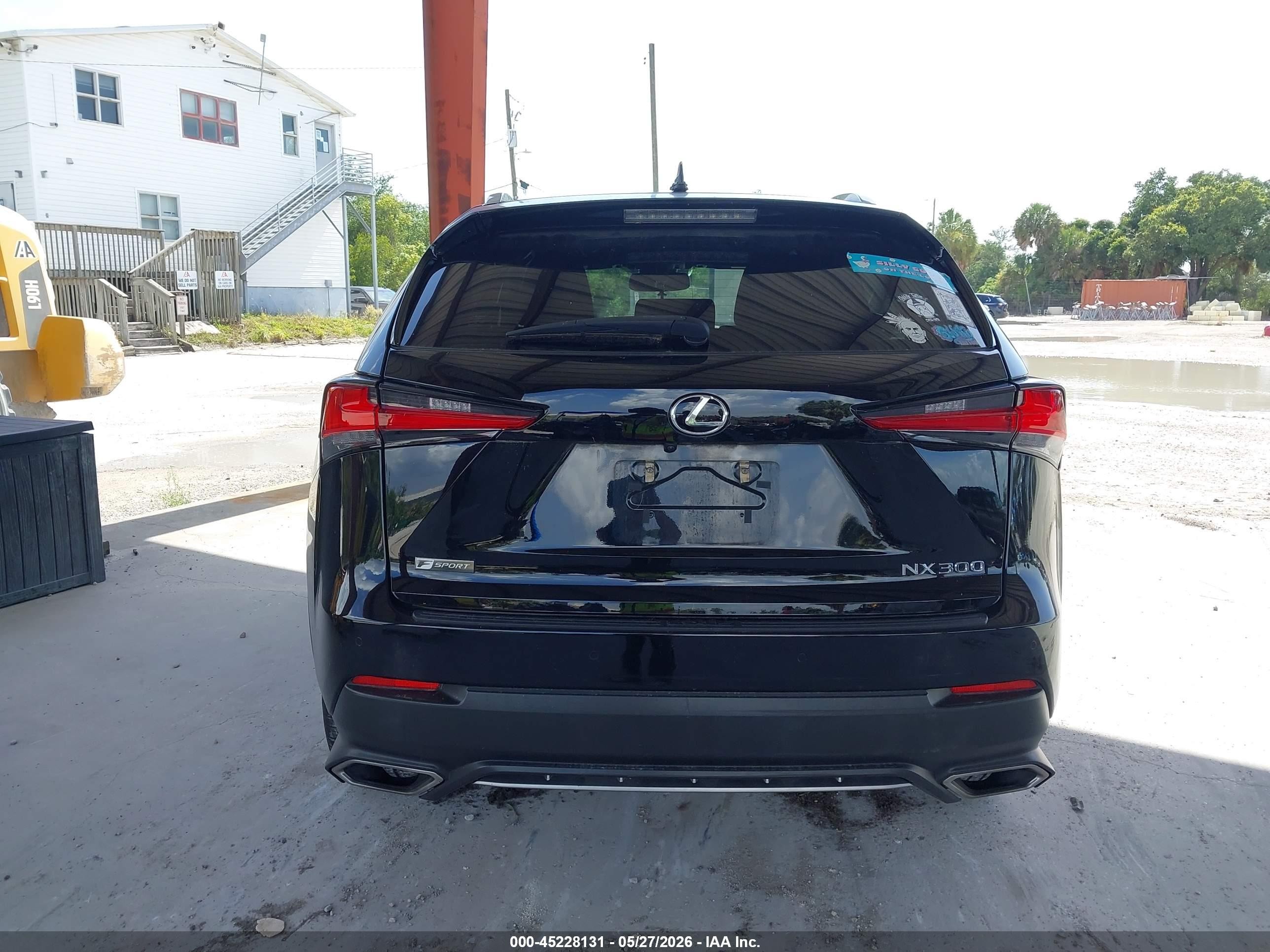 2021 Lexus Nx 300 F Sport Black vin: JTJSARBZ5M2183389