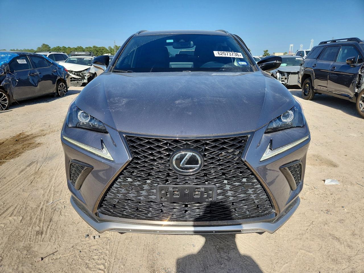 2021 Lexus Nx 300 F Sport Gray vin: JTJSARBZ6M5023214