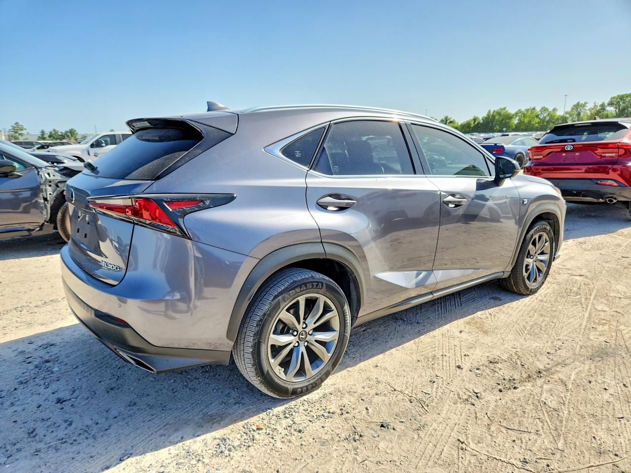 2021 Lexus Nx 300 F Sport Gray vin: JTJSARBZ6M5023214
