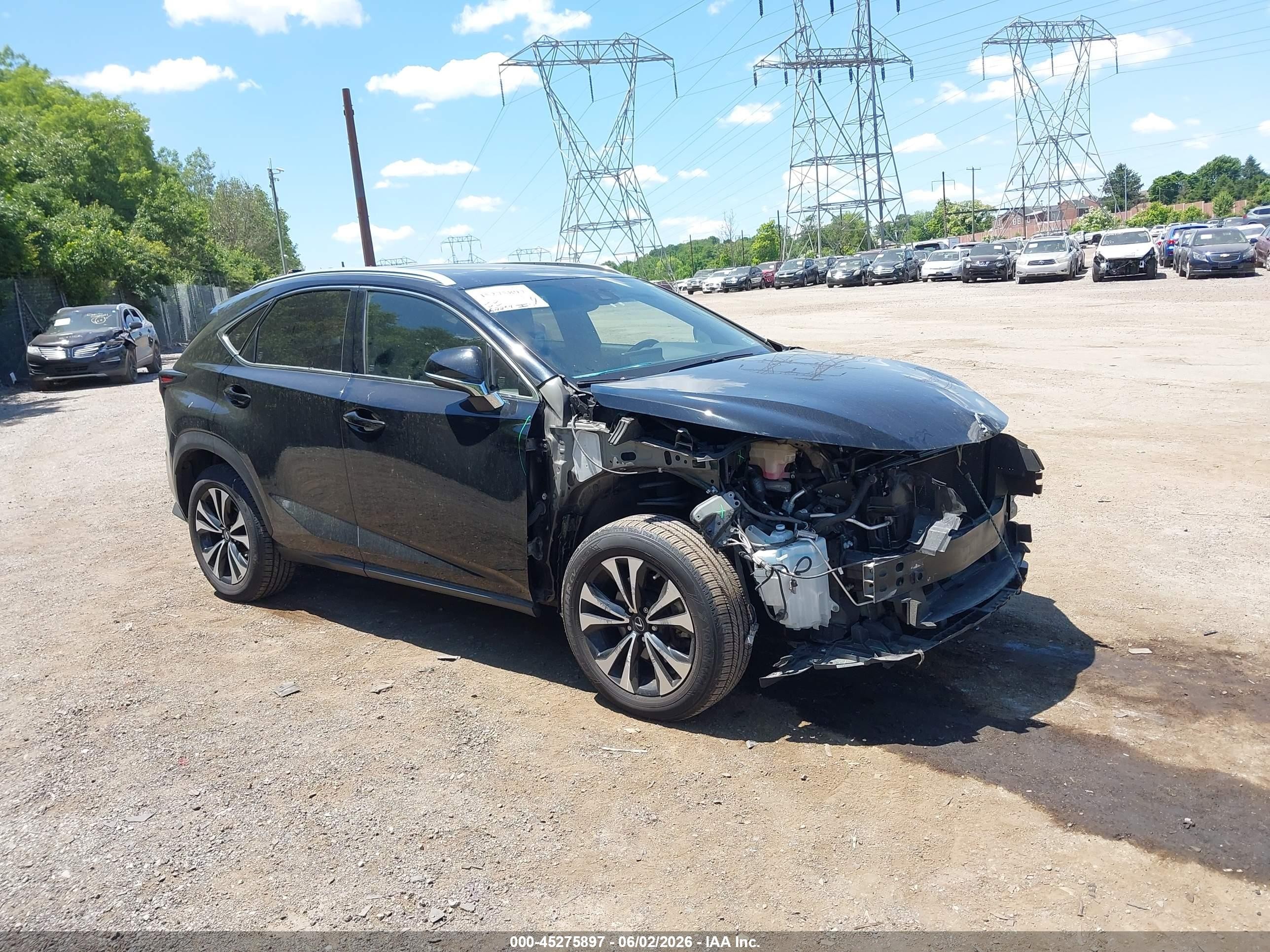 2020 Lexus Nx 300 F Sport Black vin: JTJSARDZ1L2232535