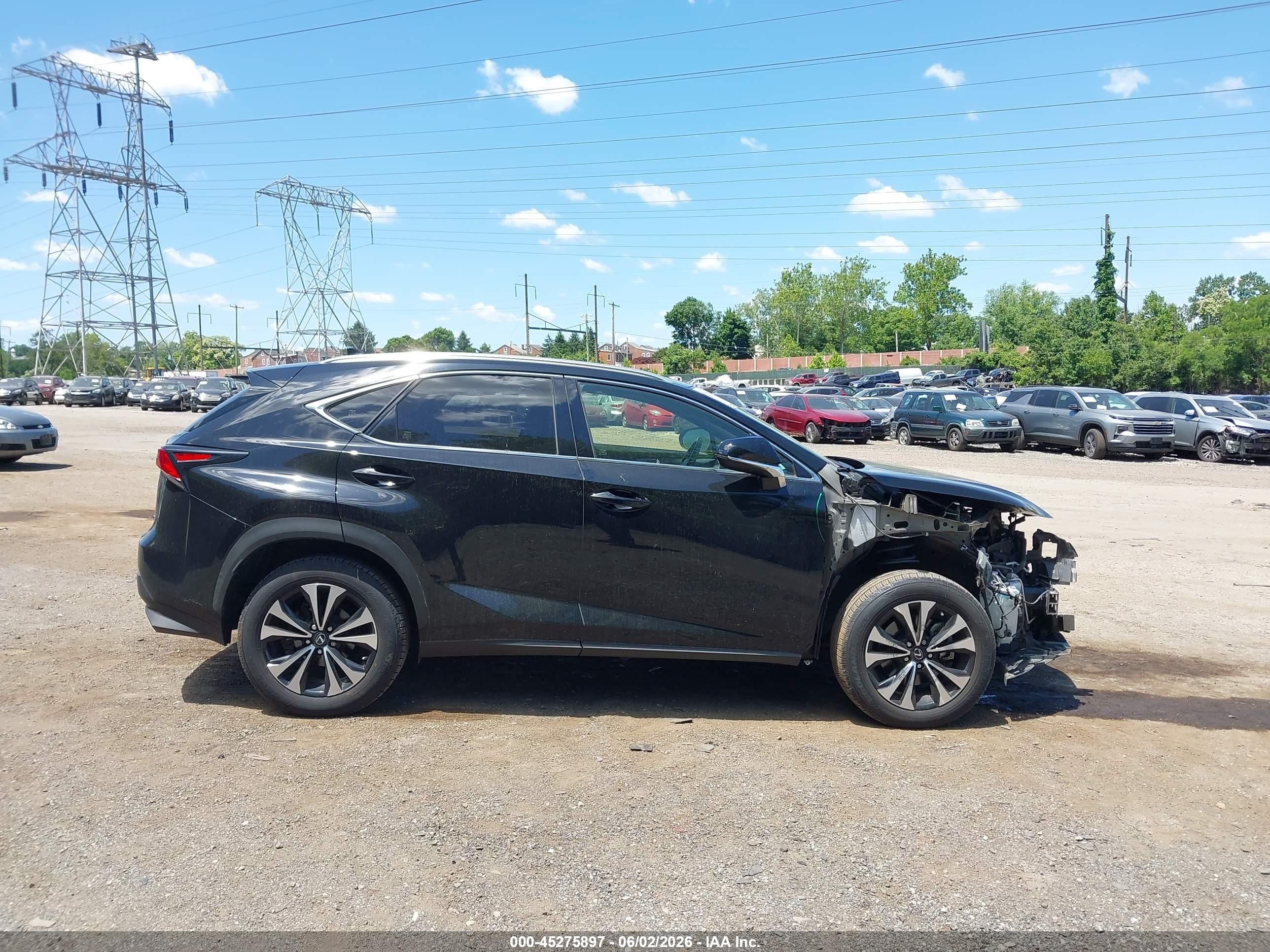 2020 Lexus Nx 300 F Sport Black vin: JTJSARDZ1L2232535