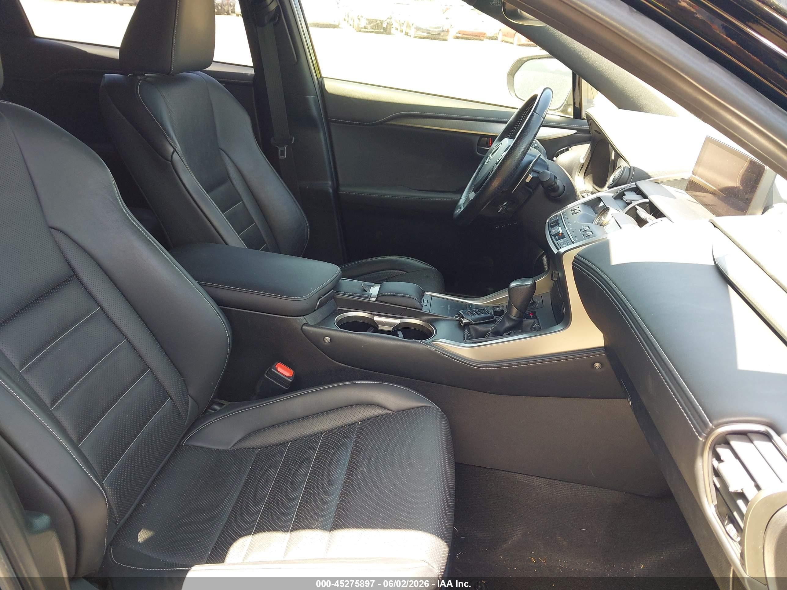 2020 Lexus Nx 300 F Sport Black vin: JTJSARDZ1L2232535