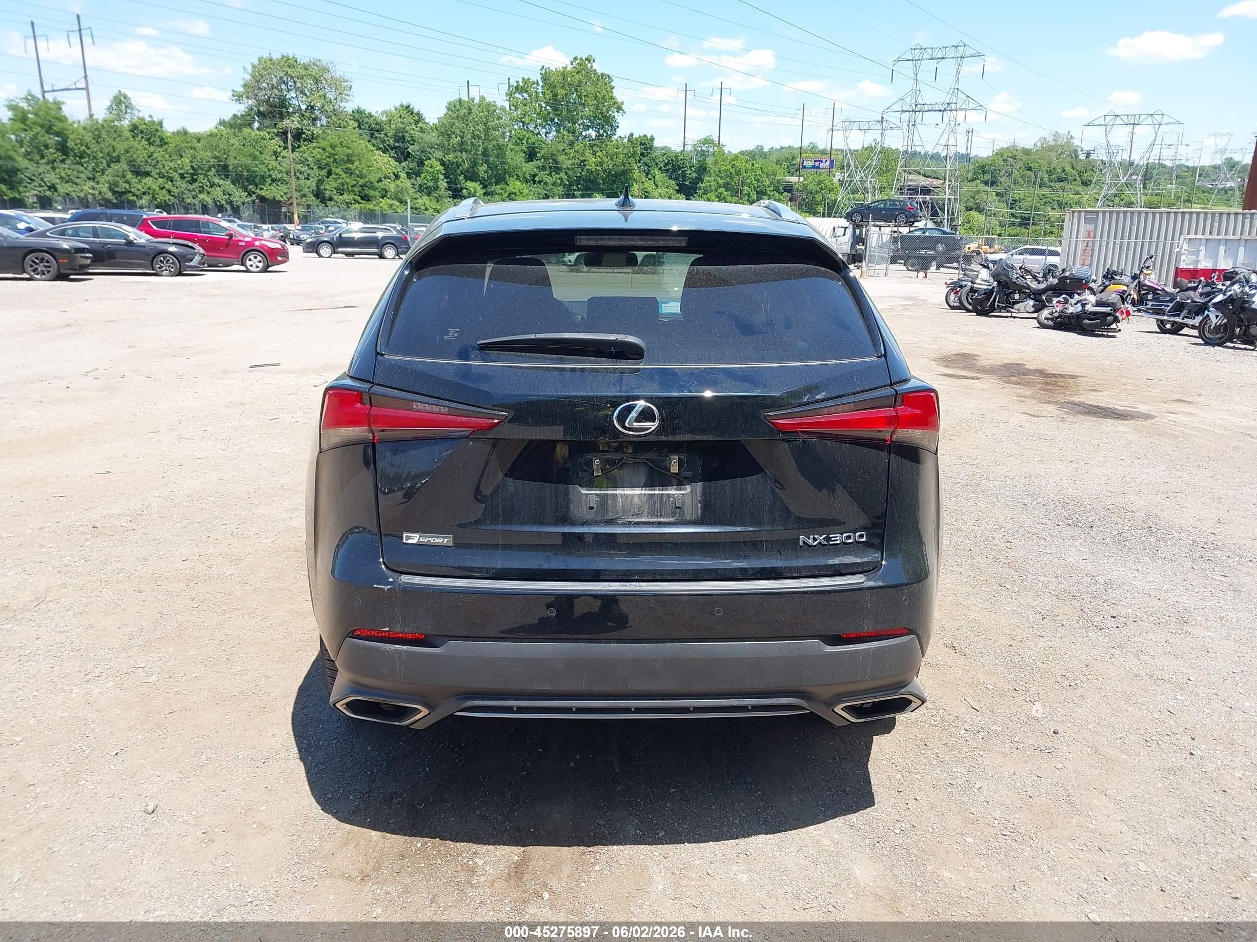 2020 Lexus Nx 300 F Sport Black vin: JTJSARDZ1L2232535