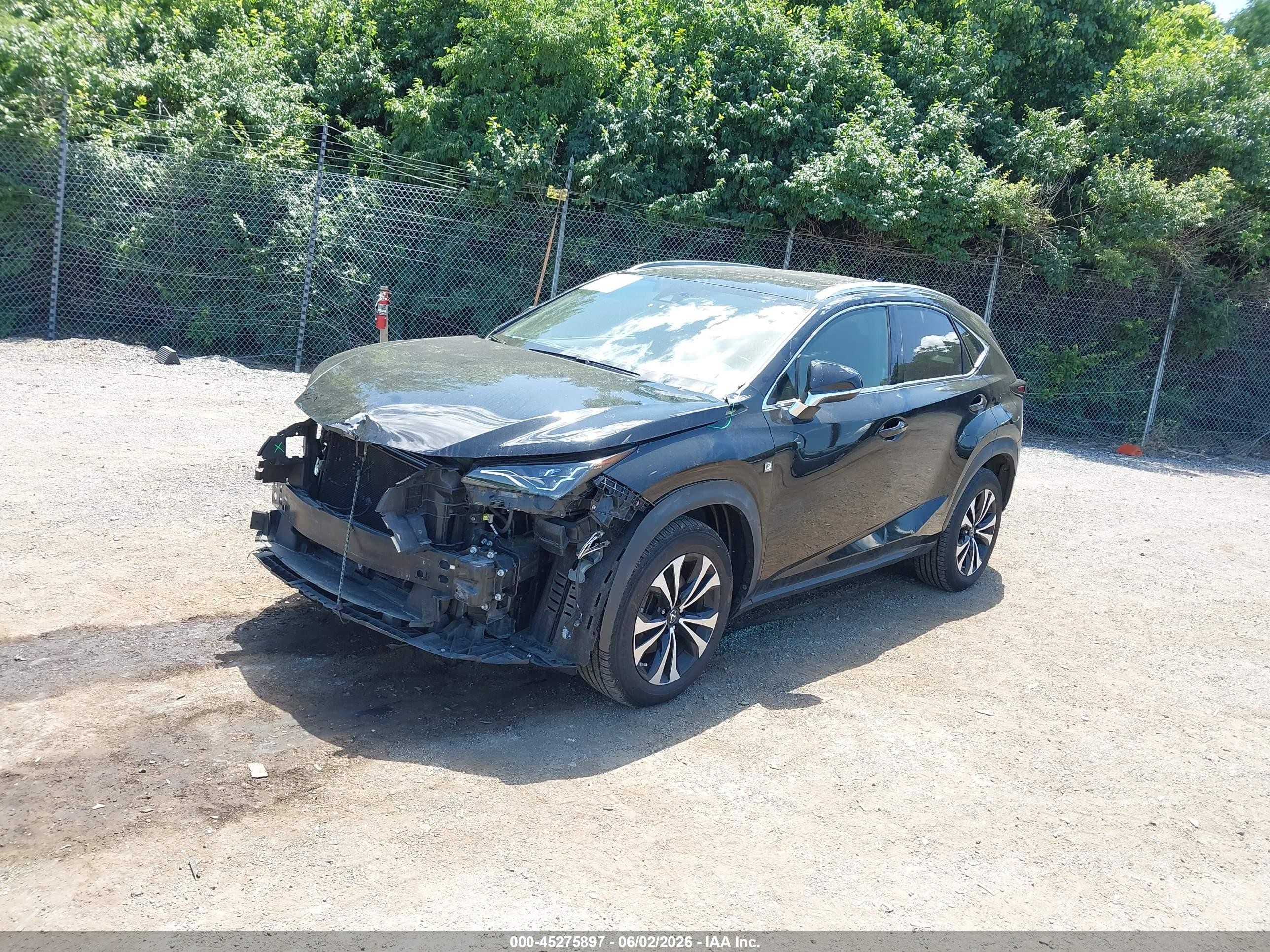 2020 Lexus Nx 300 F Sport Black vin: JTJSARDZ1L2232535