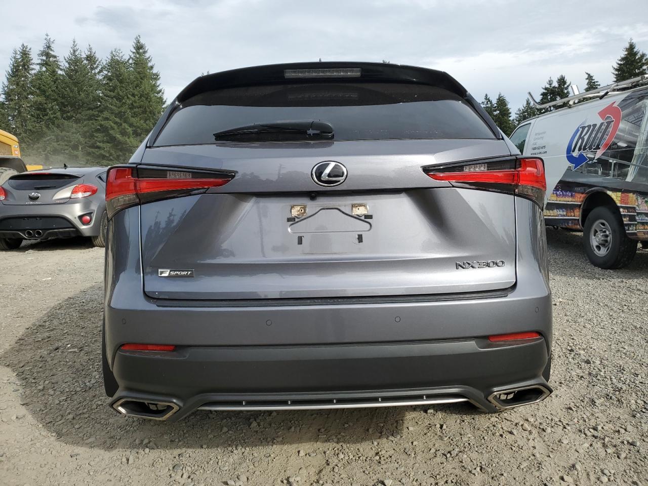 2020 Lexus Nx 300 F Sport Gray vin: JTJSARDZ9L5006287