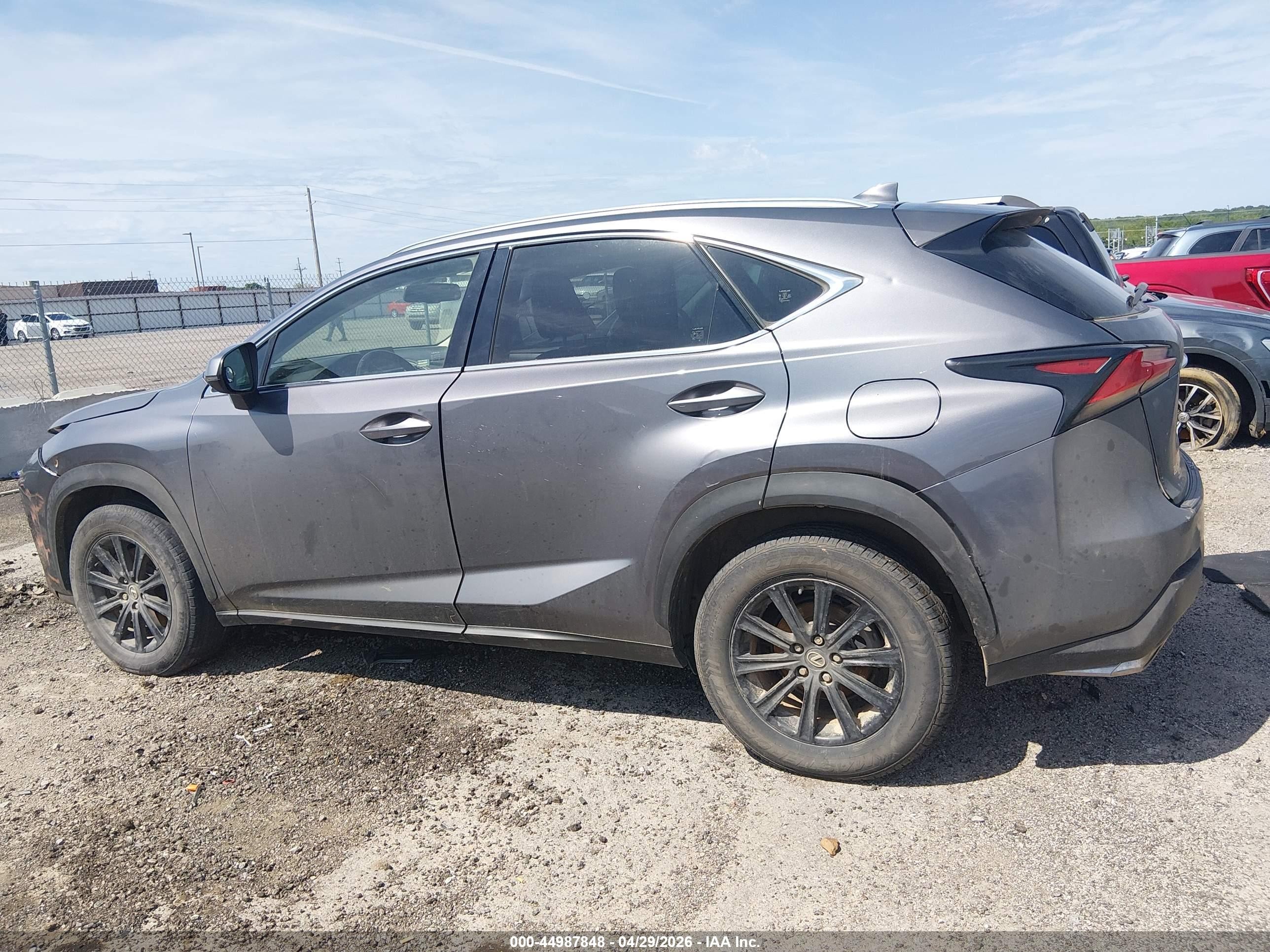 2015 Lexus Nx 200t   Серый vin: JTJYARBZ0F2001692