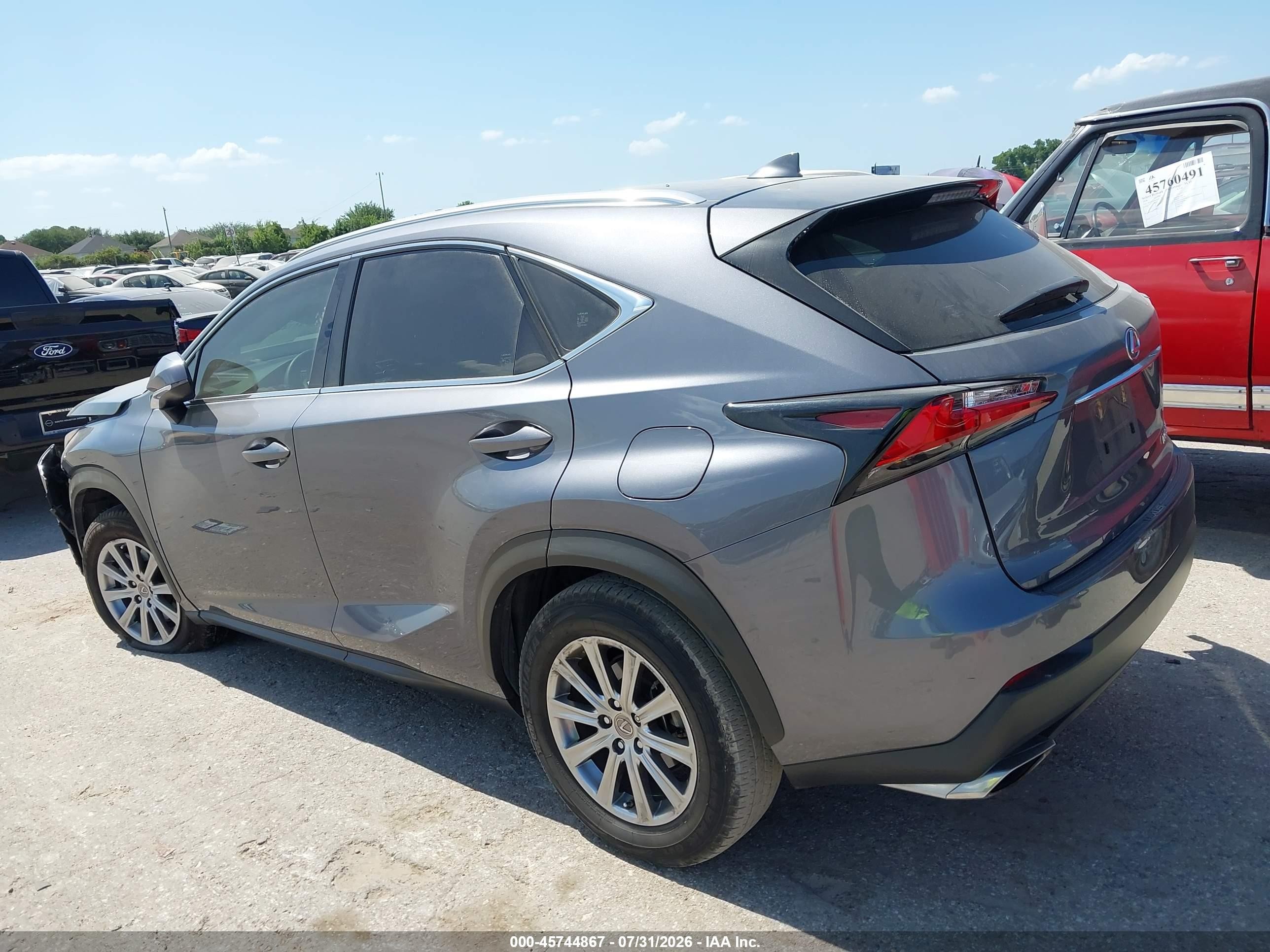 2015 Lexus Nx 200t   Серый vin: JTJYARBZ0F2002048