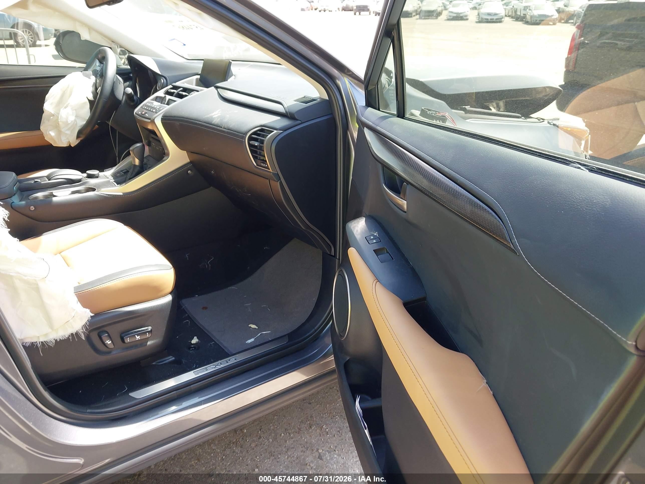 2015 Lexus Nx 200t   Серый vin: JTJYARBZ0F2002048