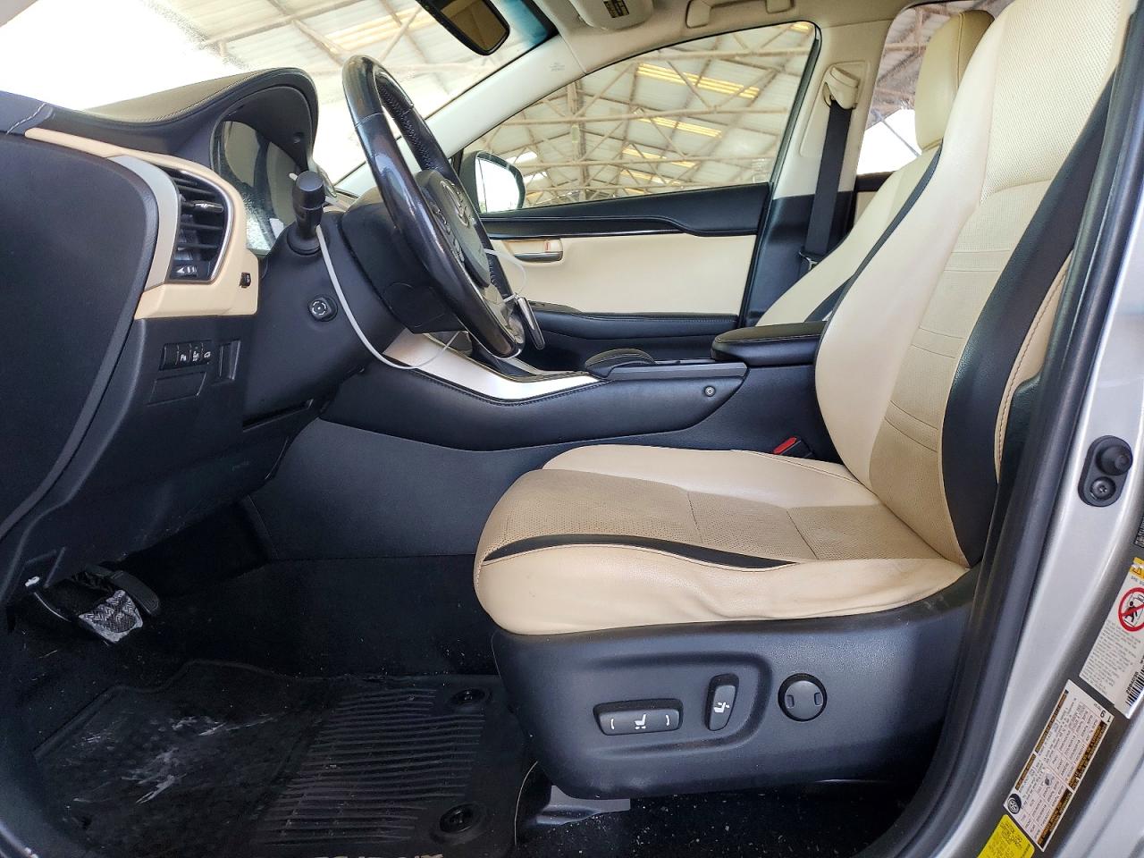 2015 Lexus Nx 200t Silver vin: JTJYARBZ0F2004334