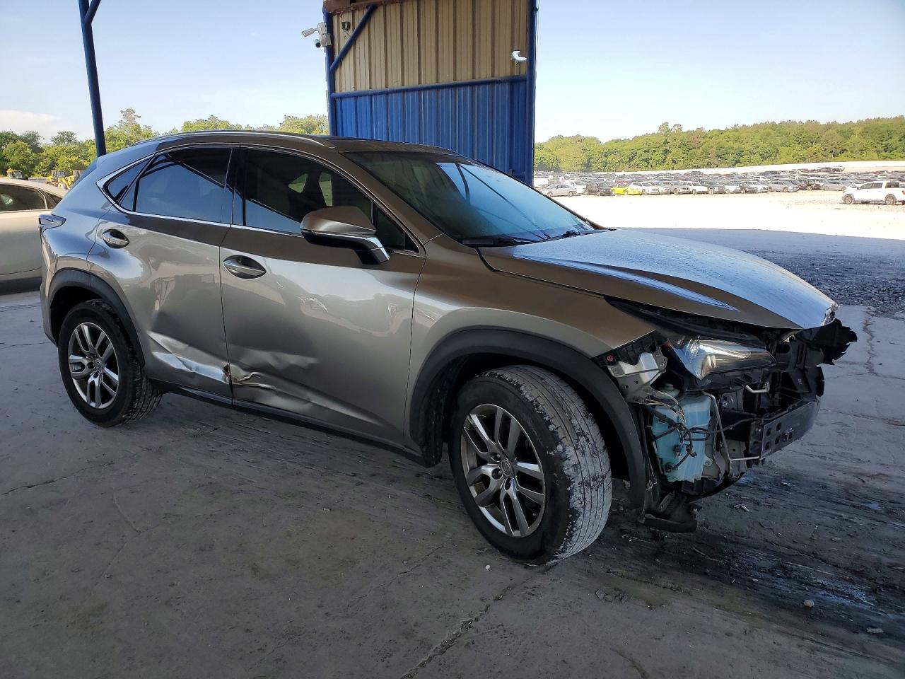 2015 Lexus Nx 200t Silver vin: JTJYARBZ0F2004334