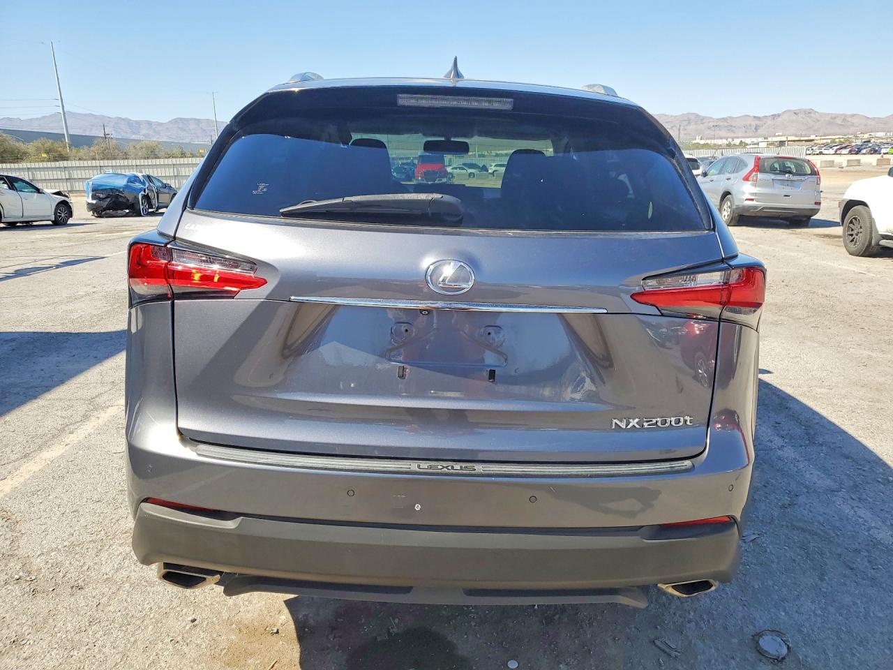 2015 Lexus Nx 200t Gray vin: JTJYARBZ0F2007377