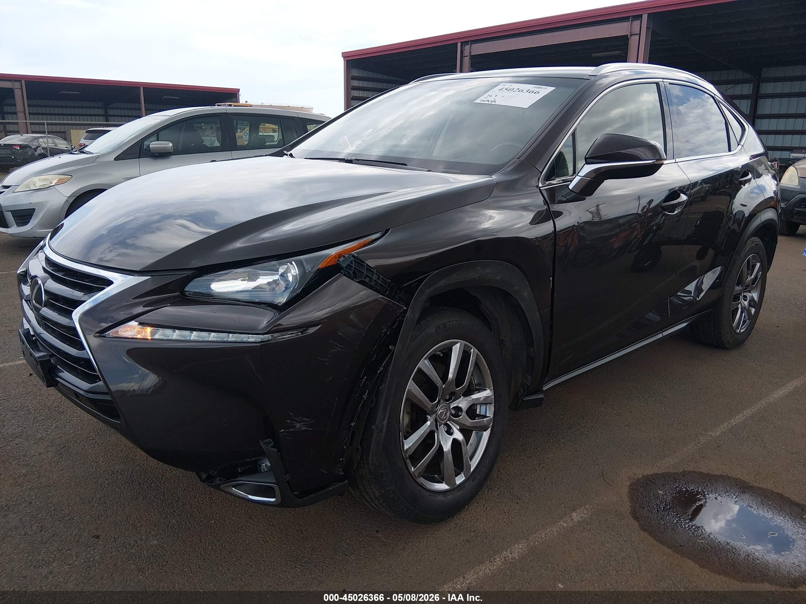 2015 Lexus Nx 200t F Sport Purple vin: JTJYARBZ0F2007556