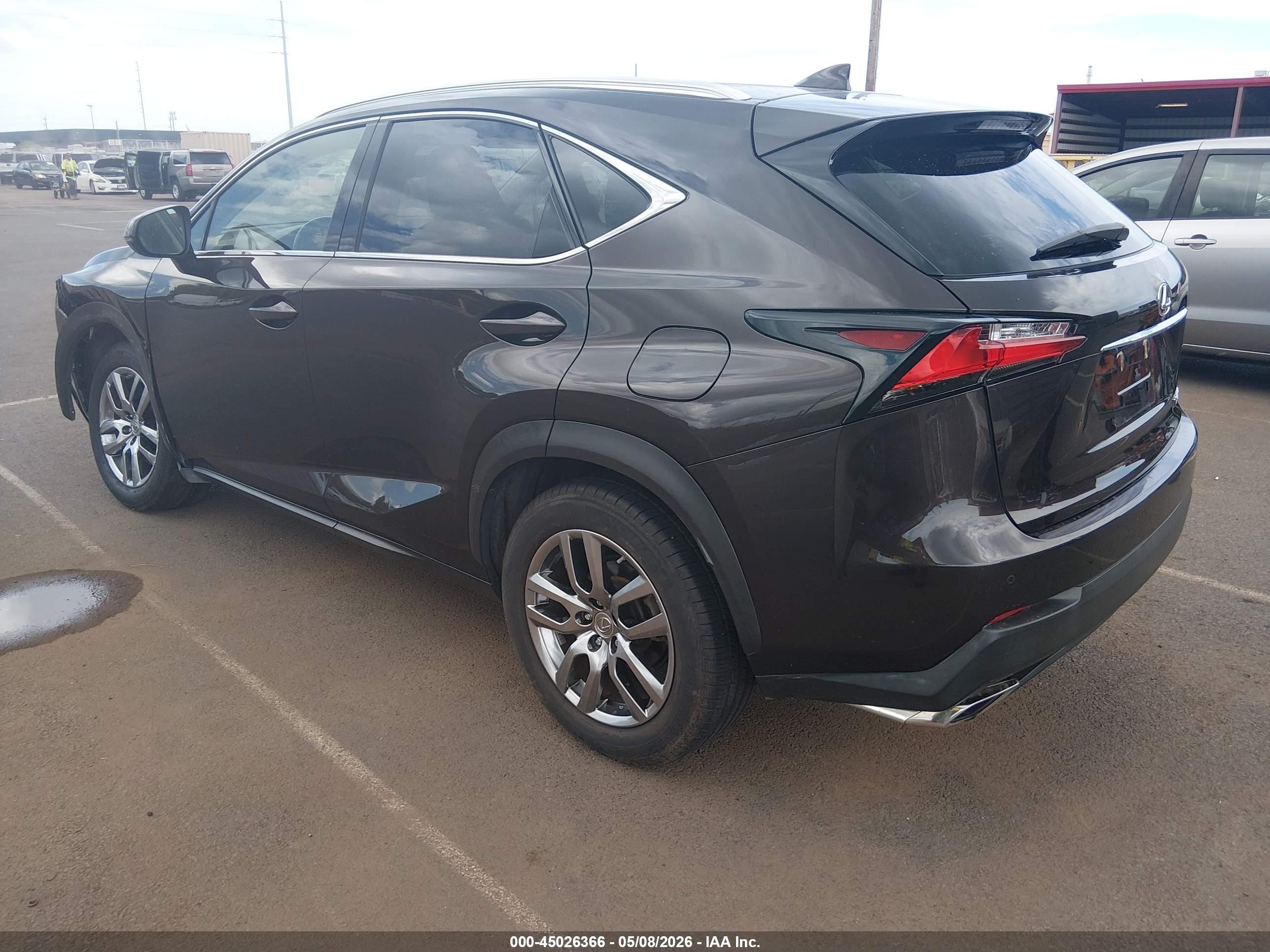 2015 Lexus Nx 200t F Sport Purple vin: JTJYARBZ0F2007556