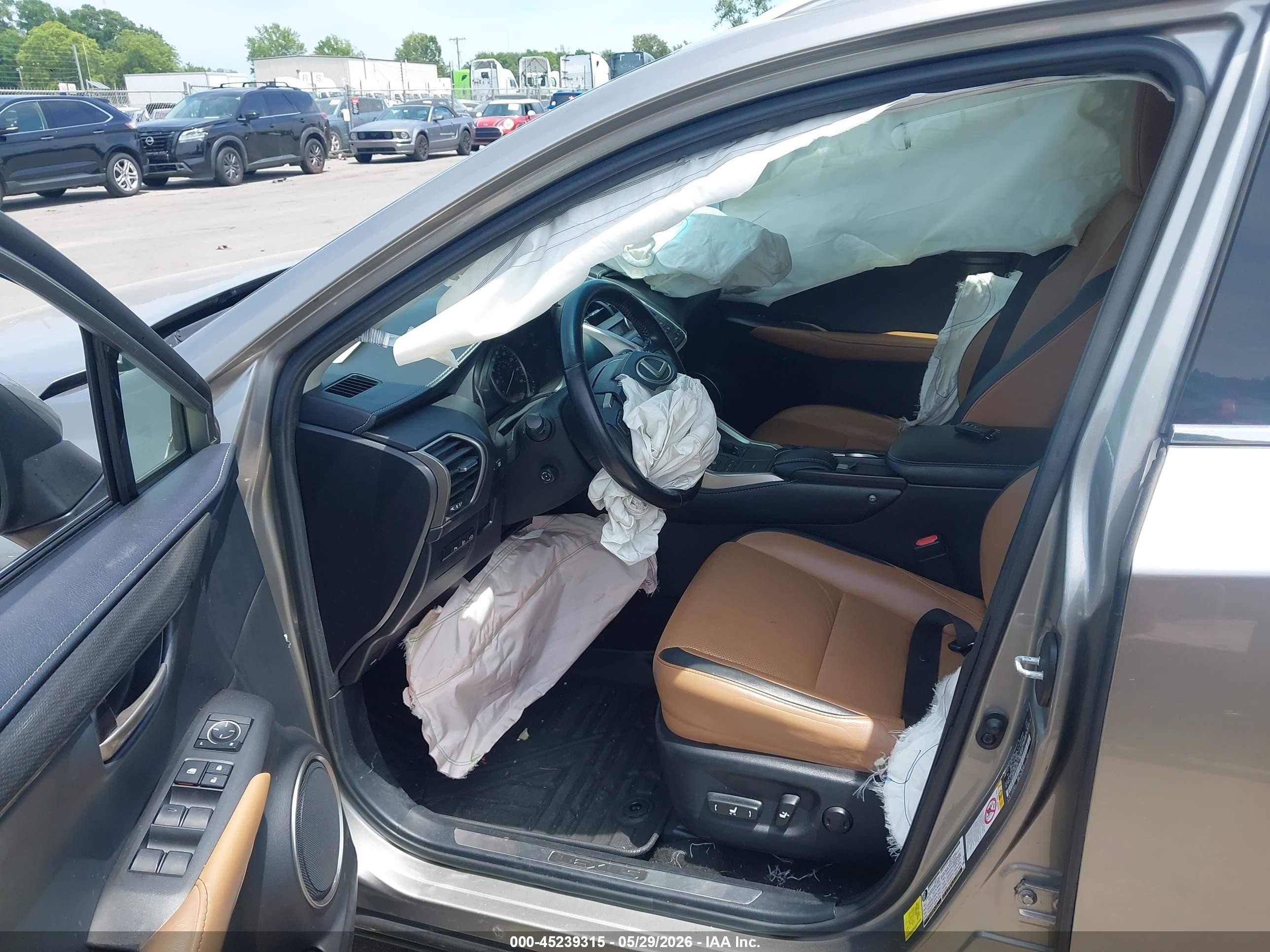 2015 Lexus Nx 200t   Gray vin: JTJYARBZ0F2008576