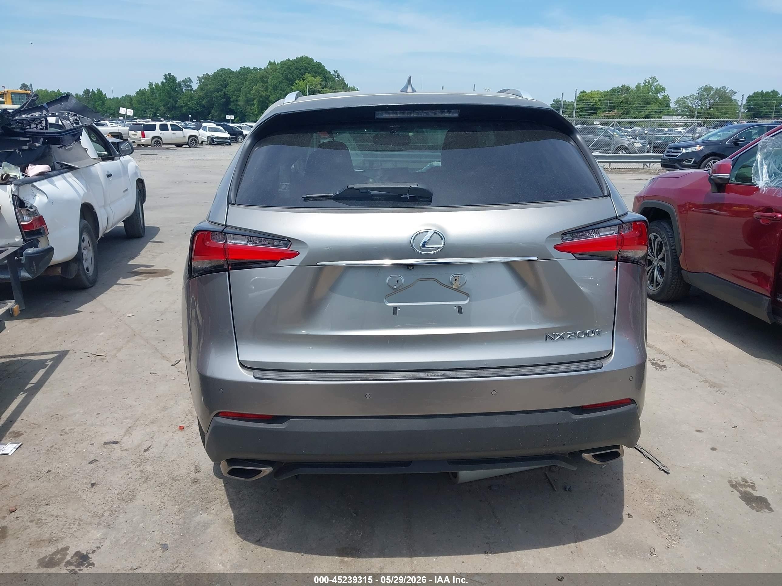 2015 Lexus Nx 200t   Gray vin: JTJYARBZ0F2008576