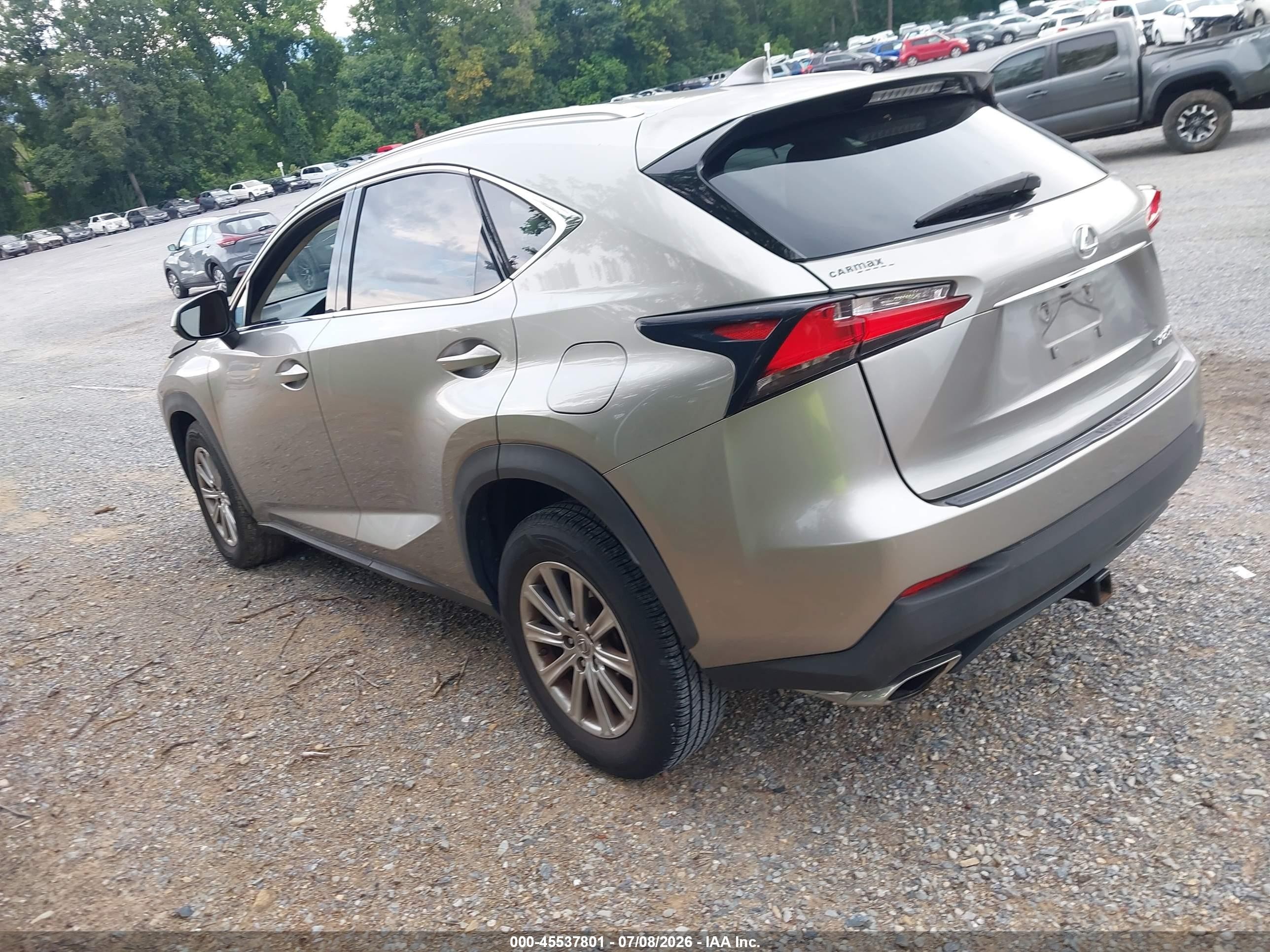 2015 Lexus Nx 200t   Серебряный vin: JTJYARBZ0F2009906