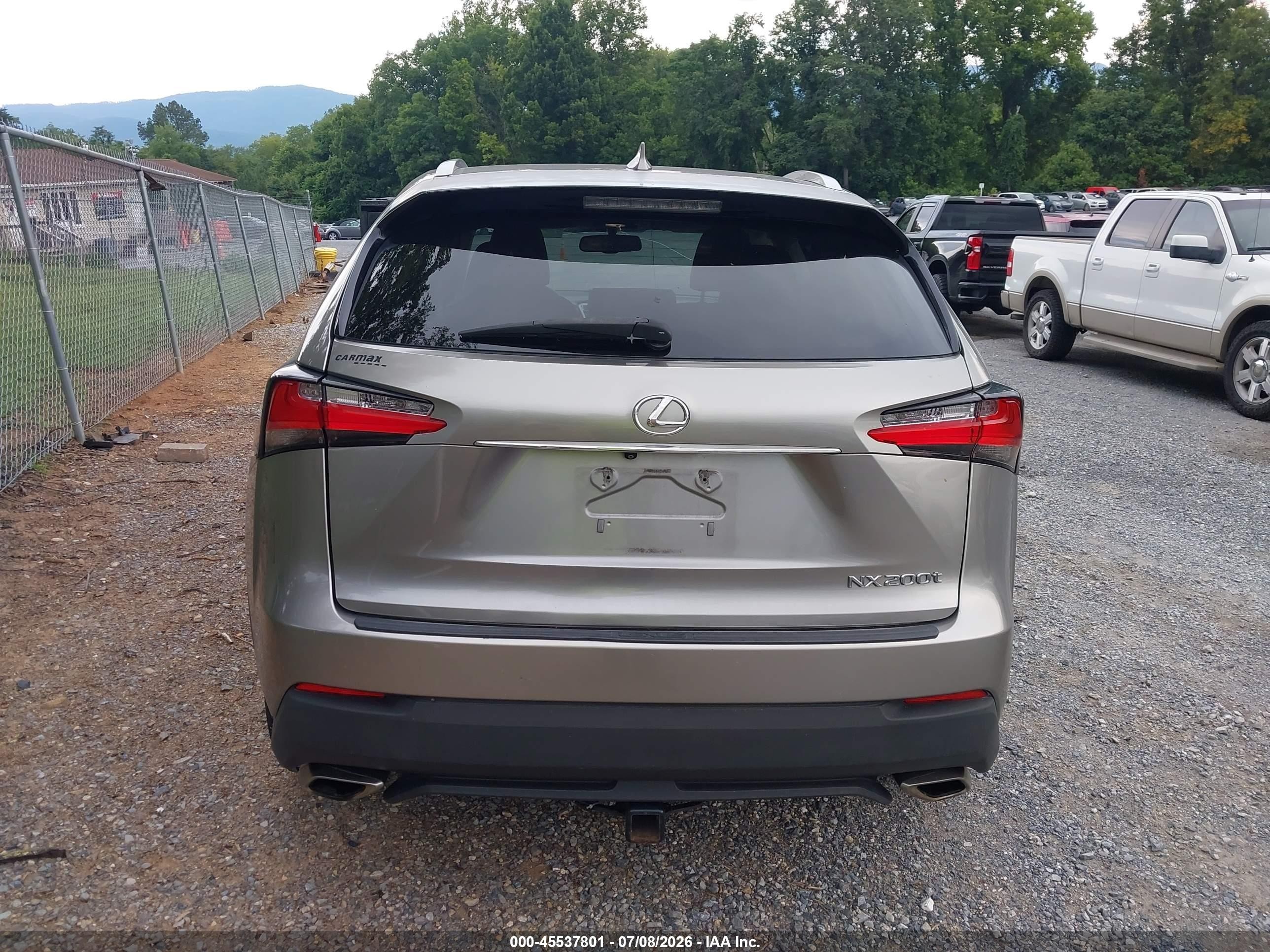 2015 Lexus Nx 200t   Серебряный vin: JTJYARBZ0F2009906