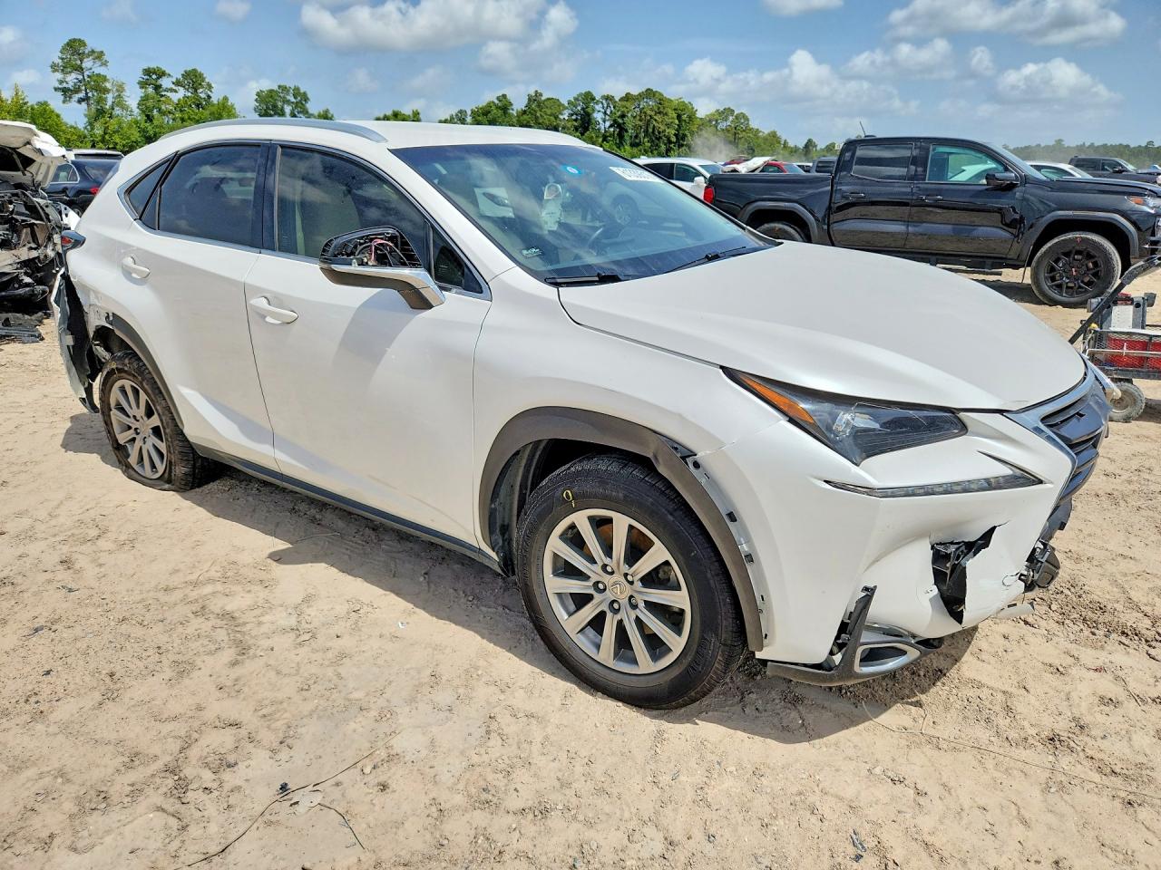 2015 Lexus Nx 200t White vin: JTJYARBZ0F2011056